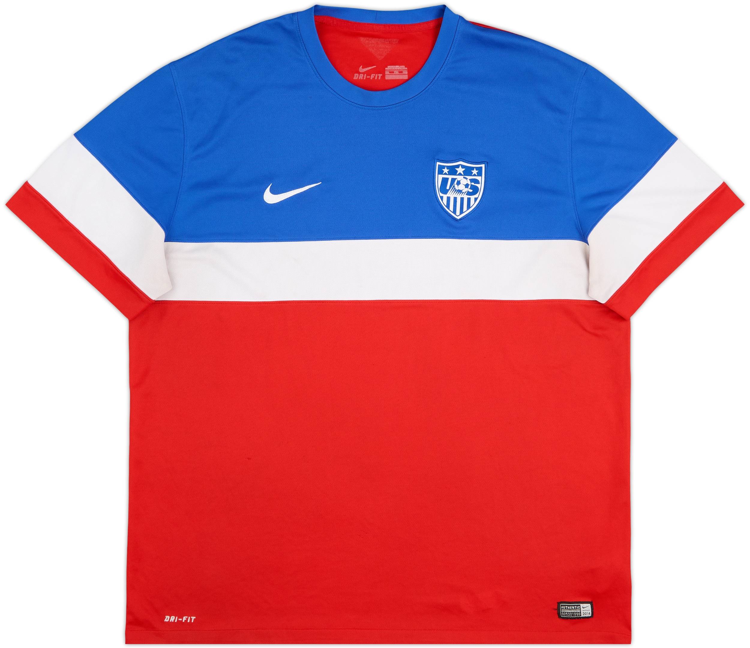 2014-15 USA Away Shirt - 5/10 - (XXL)