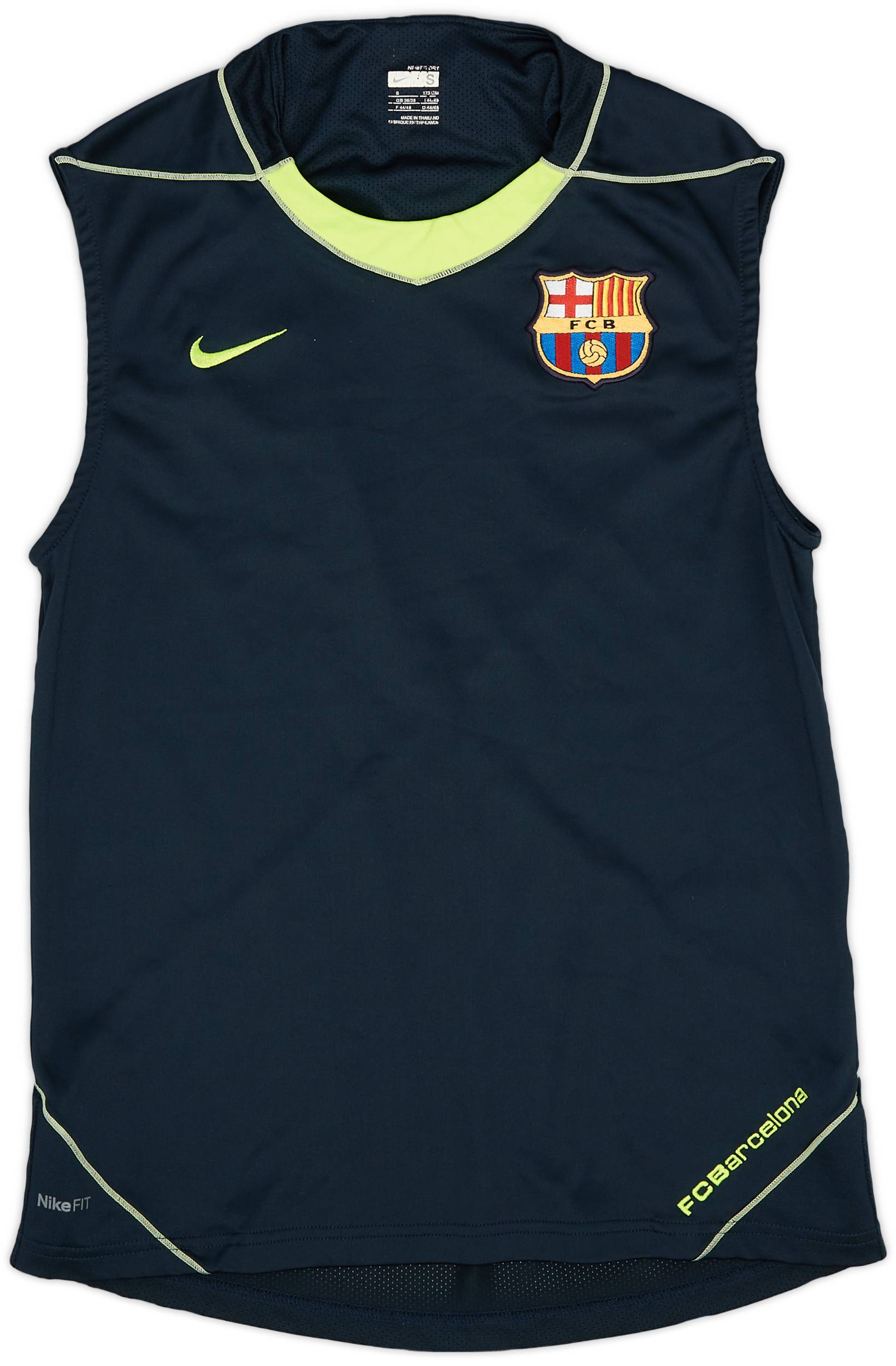 2007-08 Barcelona Nike Training Vest - 9/10 -(S)