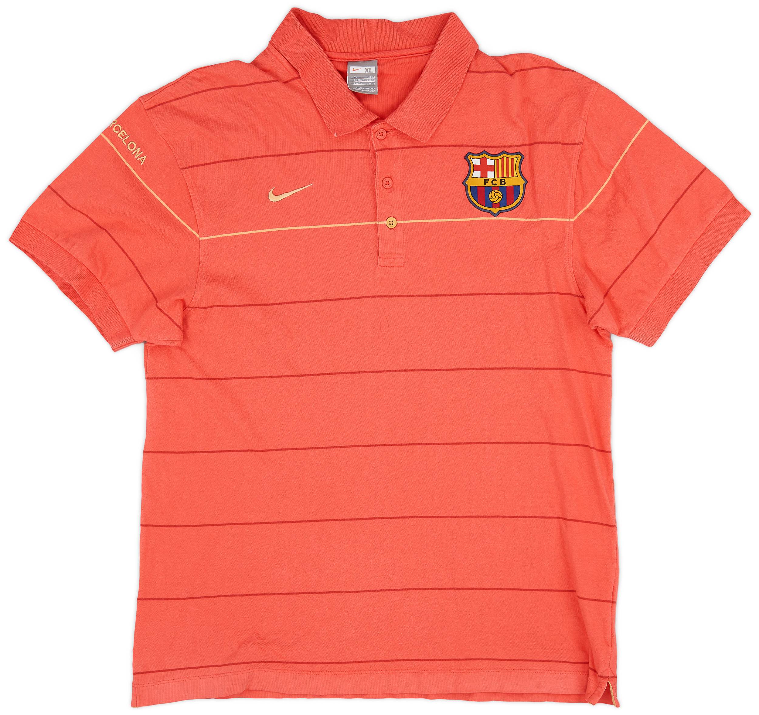 2008-09 Barcelona Nike Polo Shirt - 9/10 - (XL)