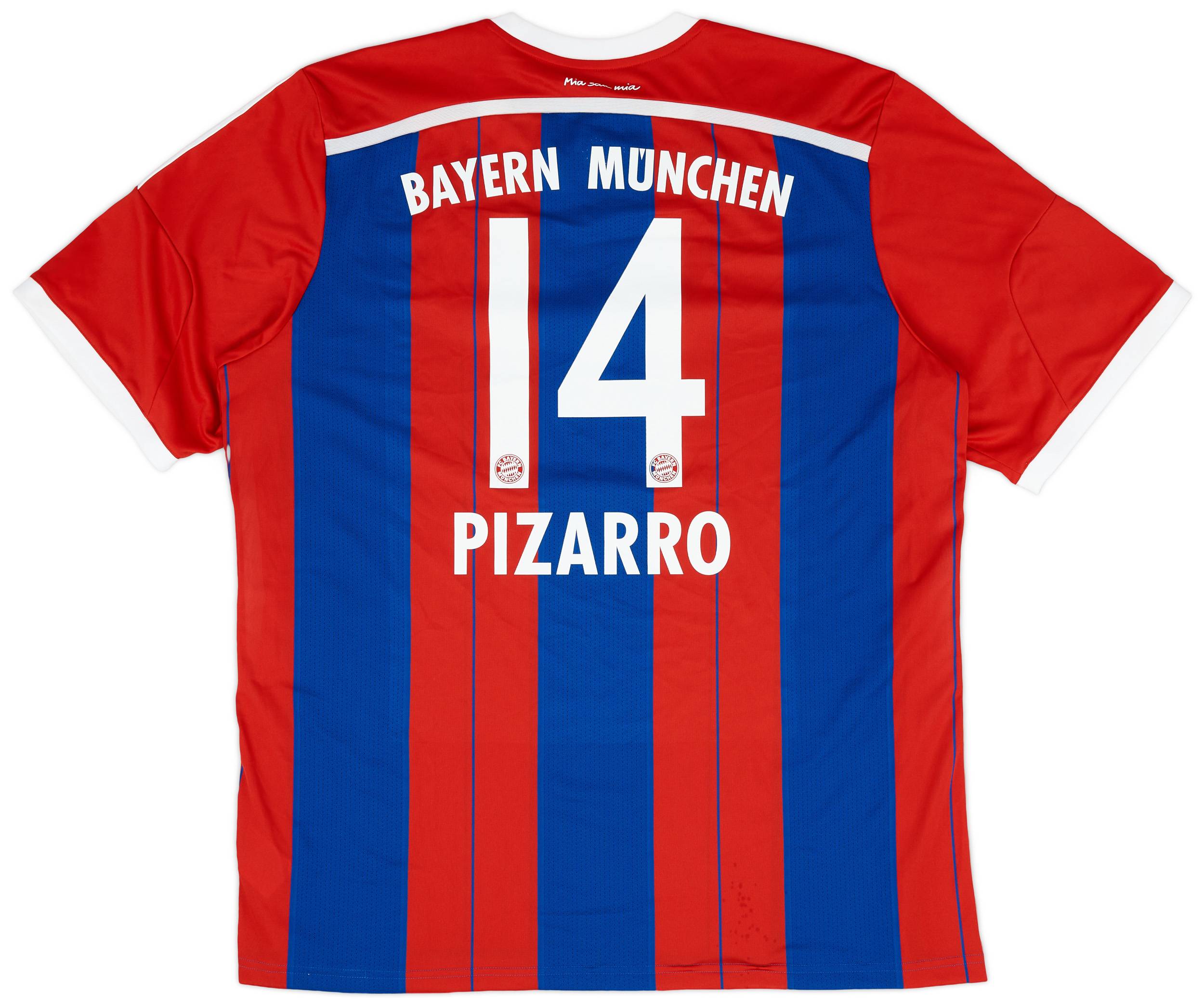 2014 15 Bayern Munich Home Shirt Pizarro 14 9 10 XXL