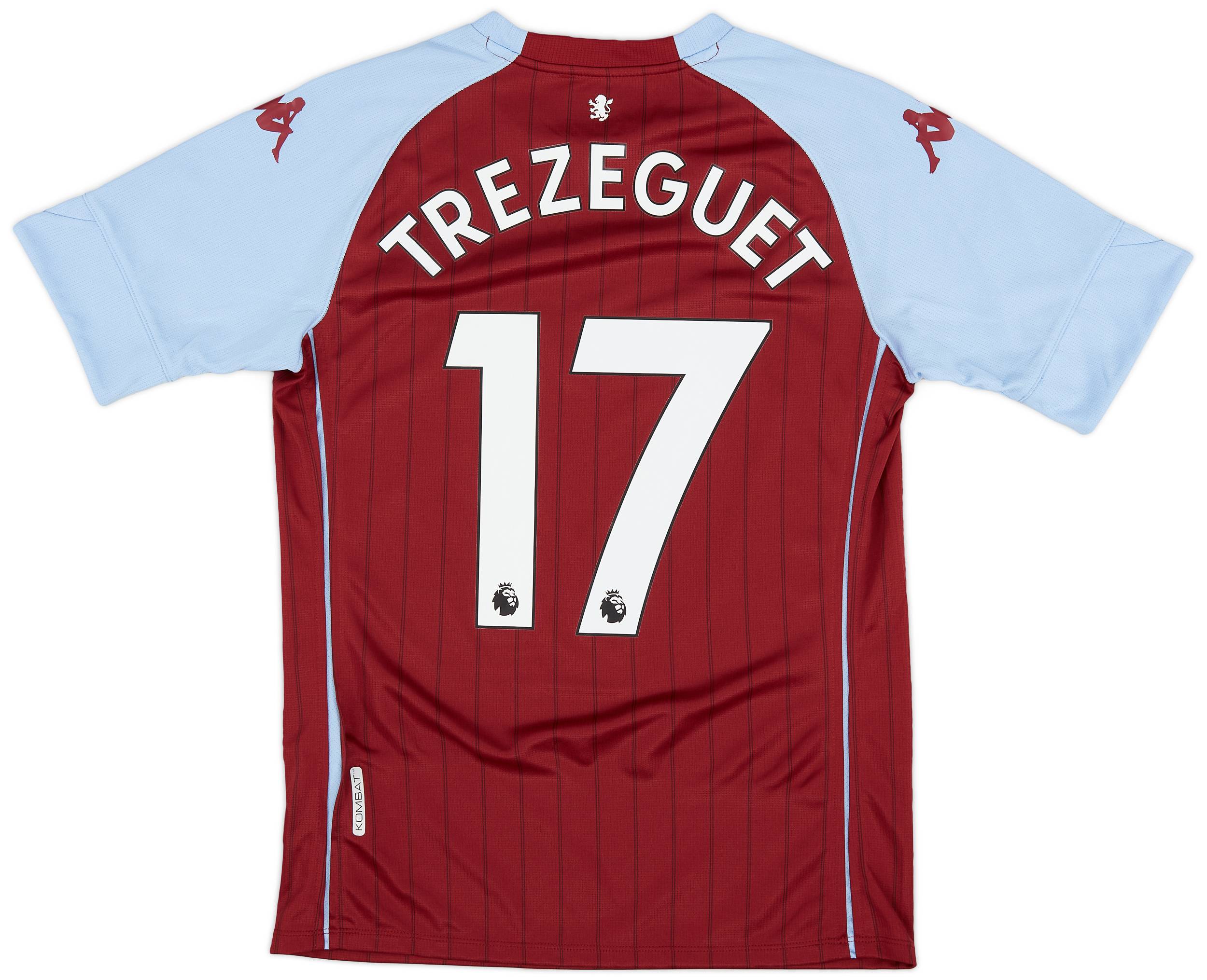 2020-21 Aston Villa Home Shirt Trezeguet #17- 9/10 - (S)
