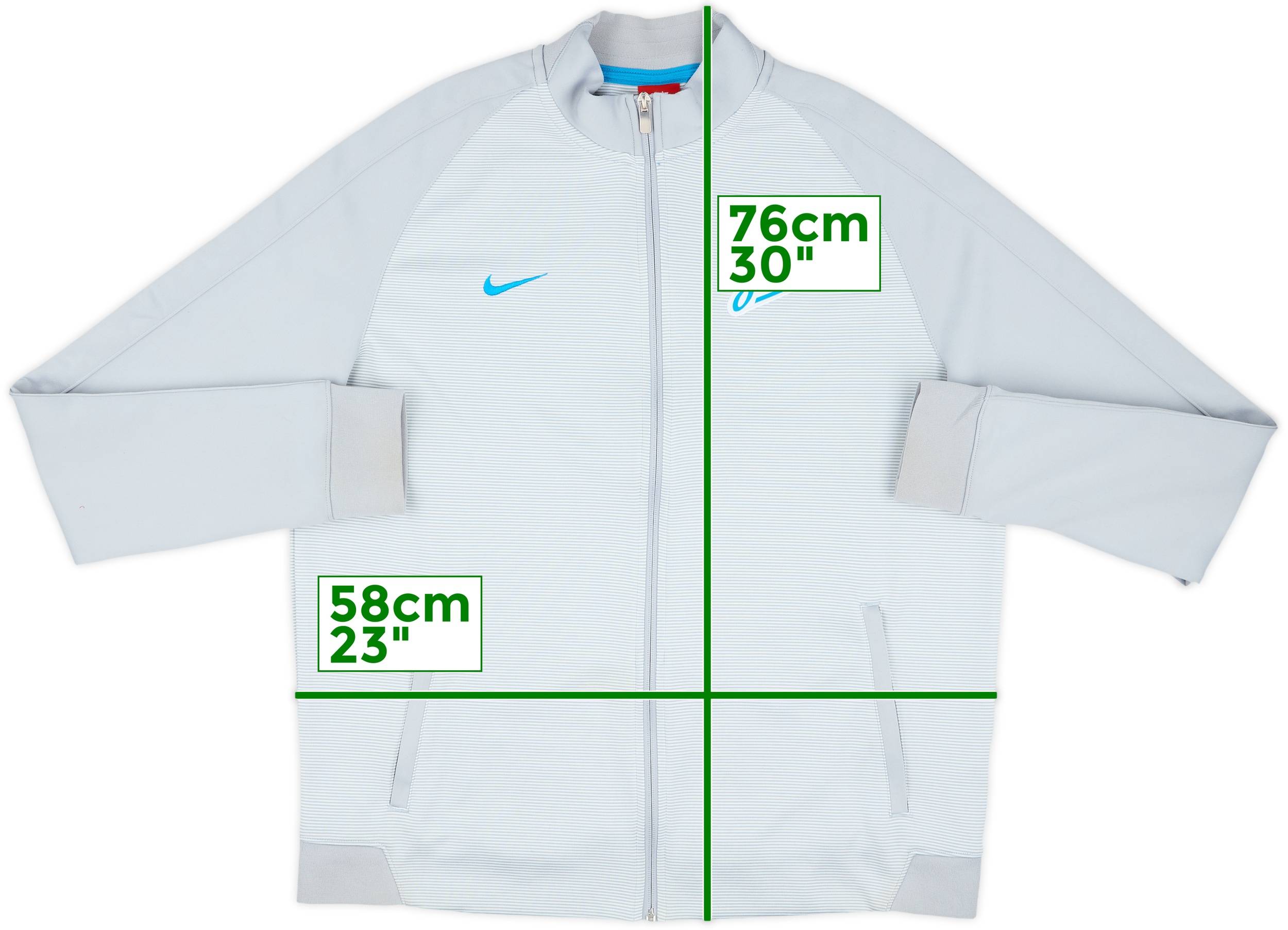 2016-17 Zenit St. Petersburg Nike Track Jacket - 10/10 - (L)