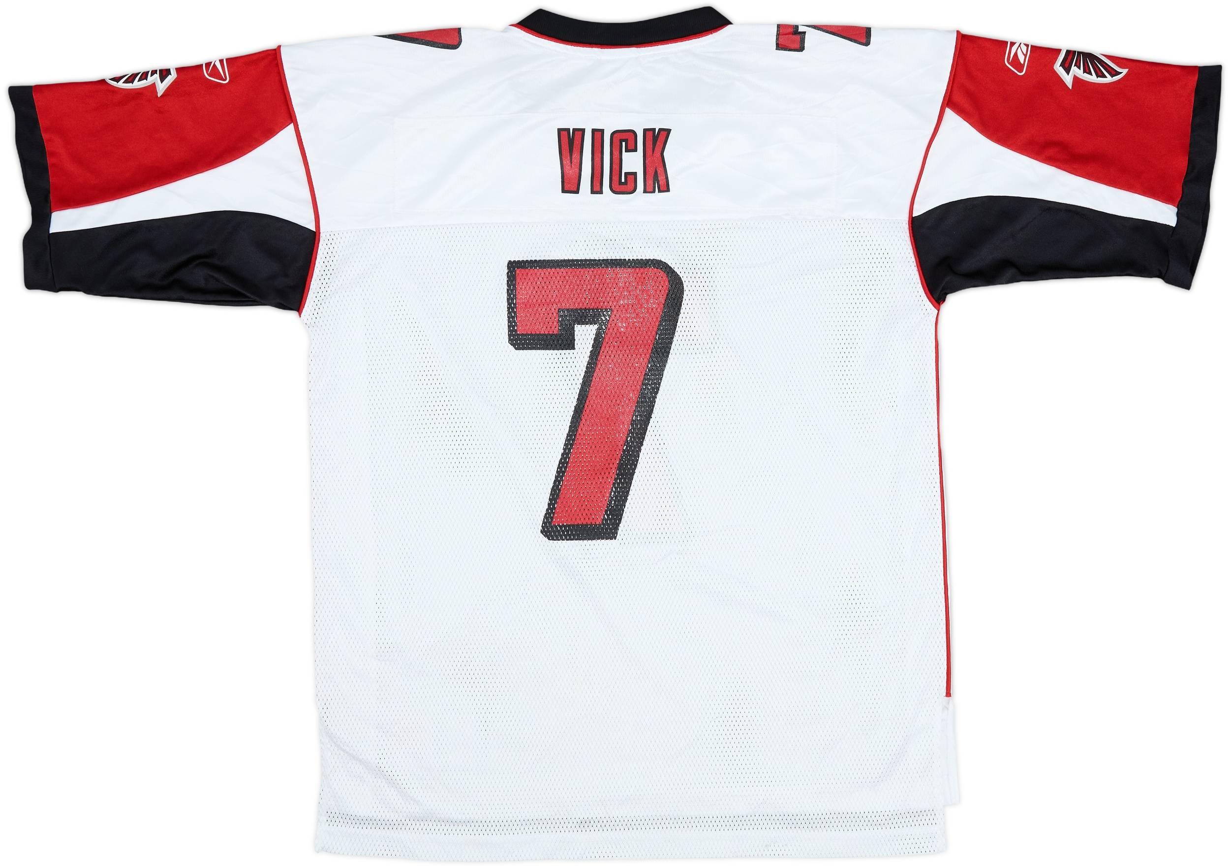 NFL Falcons VICK 7 レプリカユニフォーム 2003-04 Atlanta Falcons Vick #7 Reebok On Field Away Jersey - 6/10