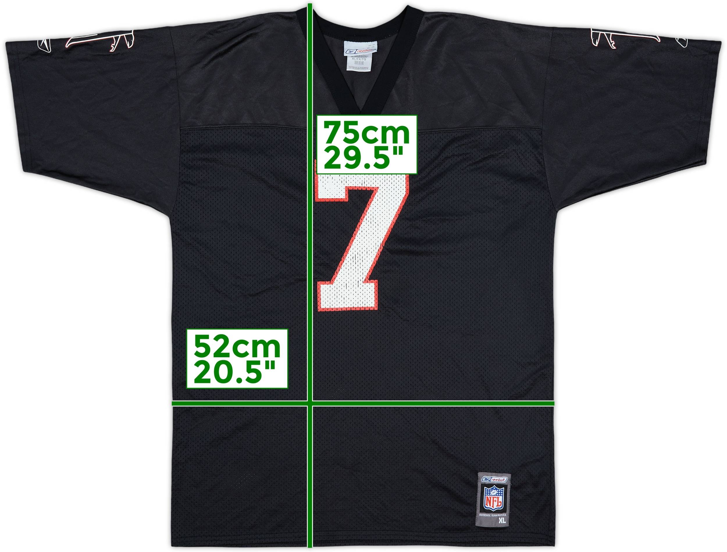 2001 Atlanta Falcons Vick #7 Reebok Home Jersey - 8/10 - (XL.Boys)