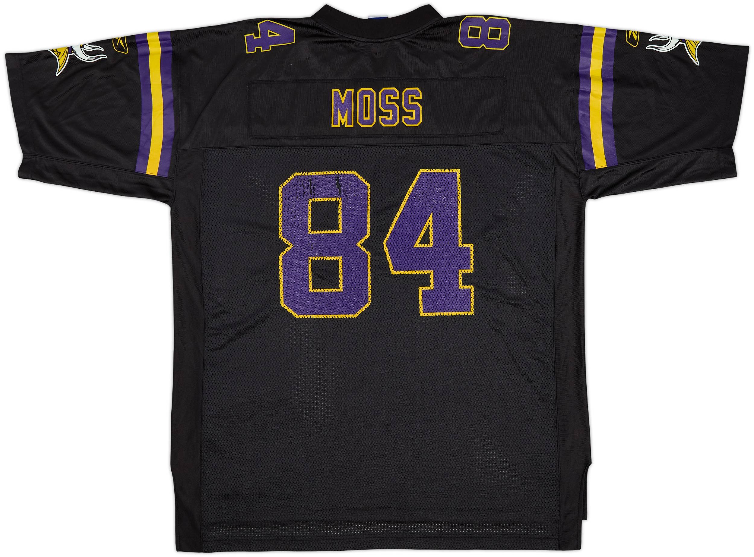 2004 Minnesota Vikings Moss #84 Reebok On Field Alternate Jersey
