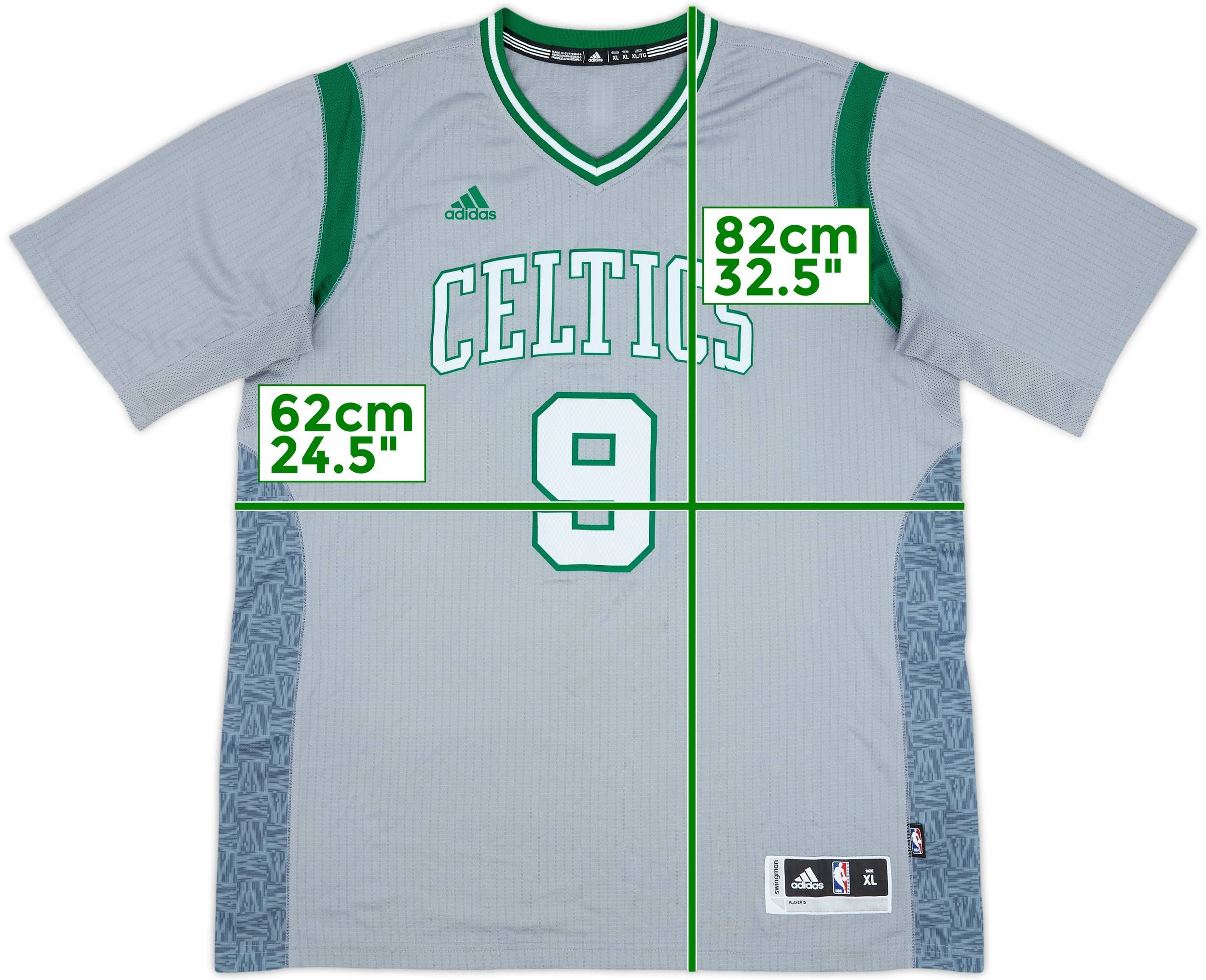 2014 Boston Celtics Rondo #9 adidas Swingman Alternate Jersey - 9