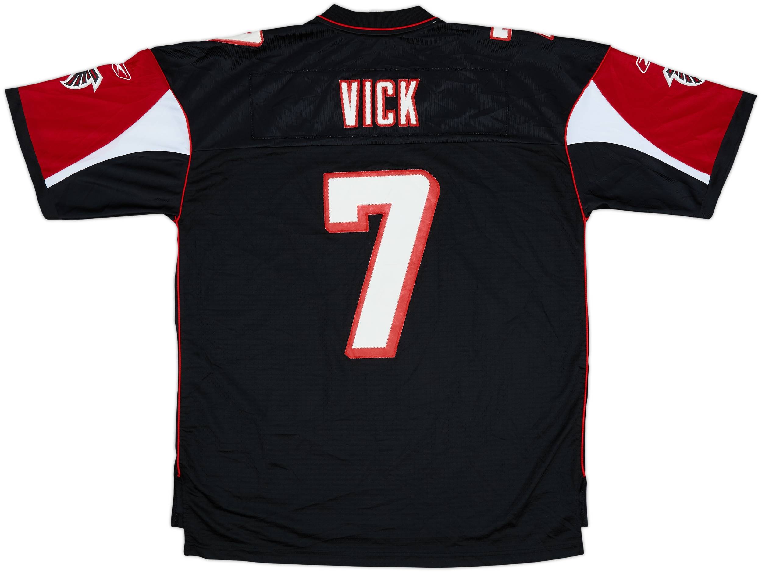2005-06 Atlanta Falcons Vick #7 Reebok Premier Alternate Jersey