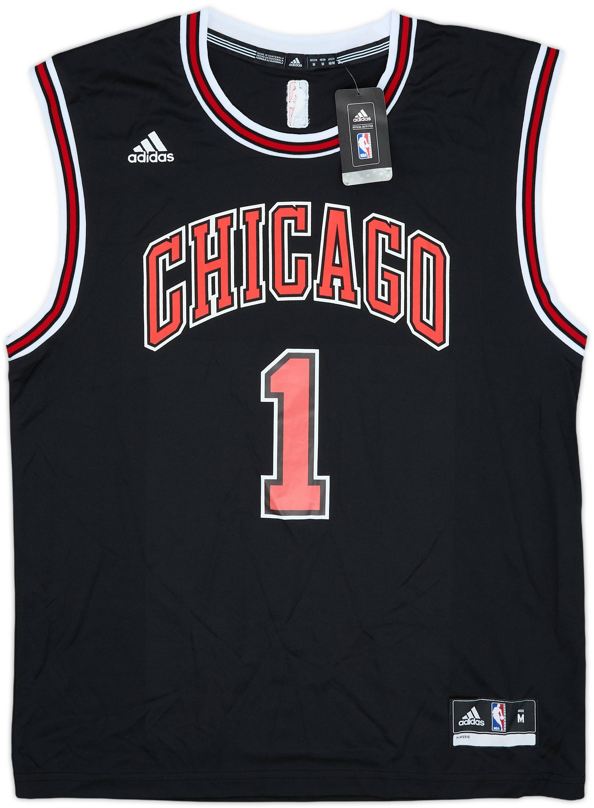 2014-16 Chicago Bulls Rose #1 adidas Alternate Jersey (M)