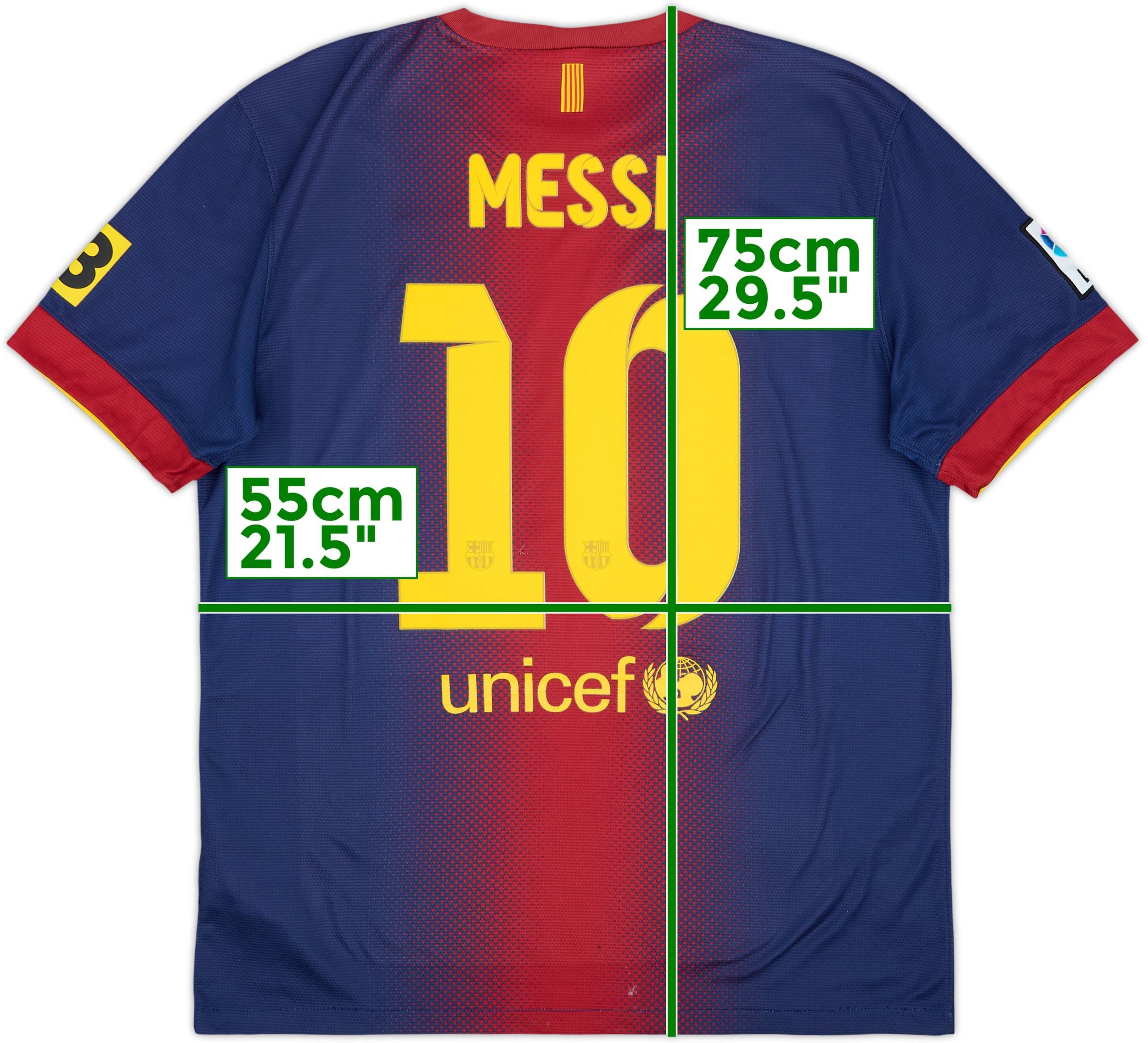 2012-13 Barcelona Home Shirt Messi #10 - 8/10 - (L)