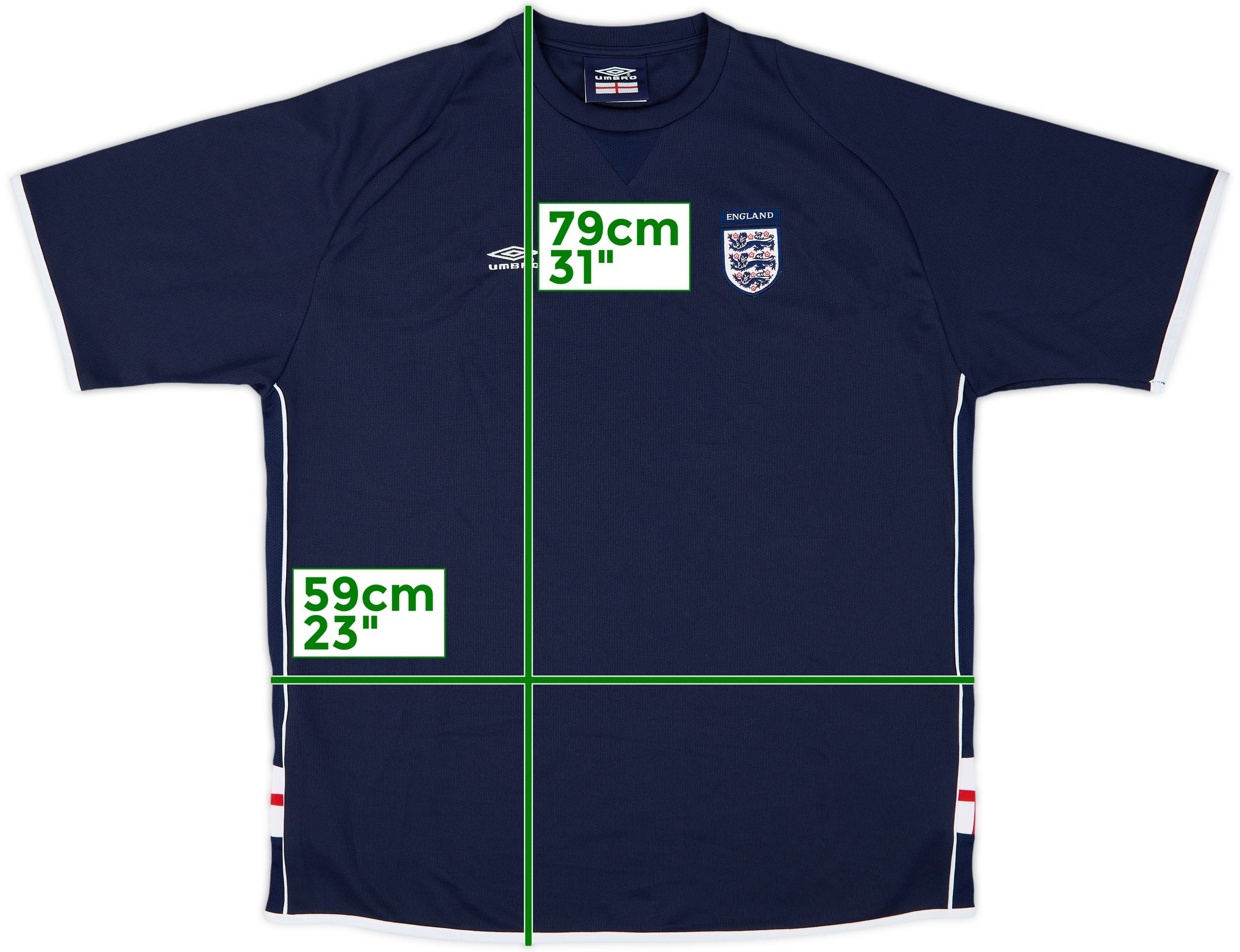2000-01 England Umbro Training Shirt - 9/10 - (XL)