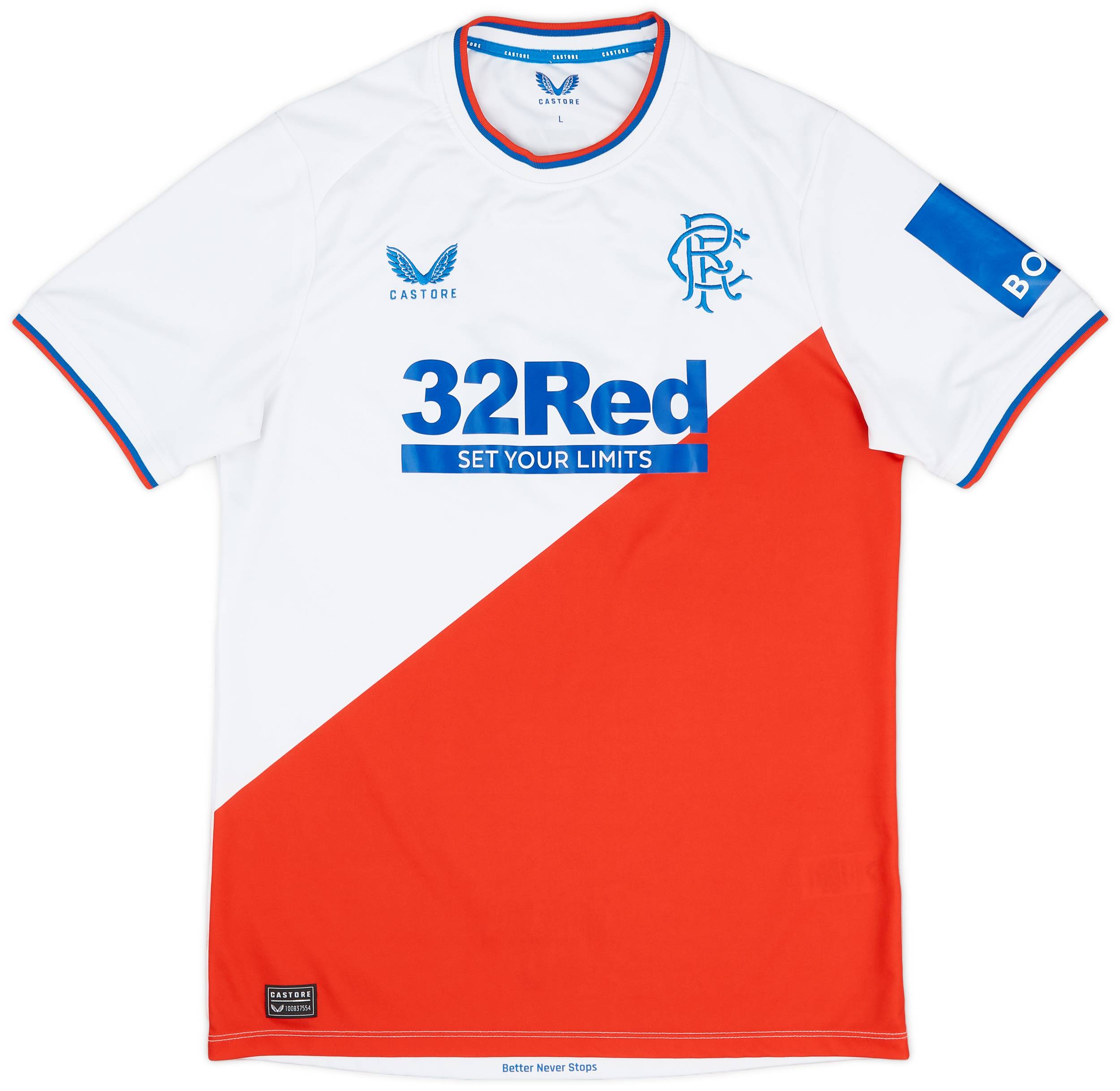 2022 23 Rangers Away Shirt 9 10 L