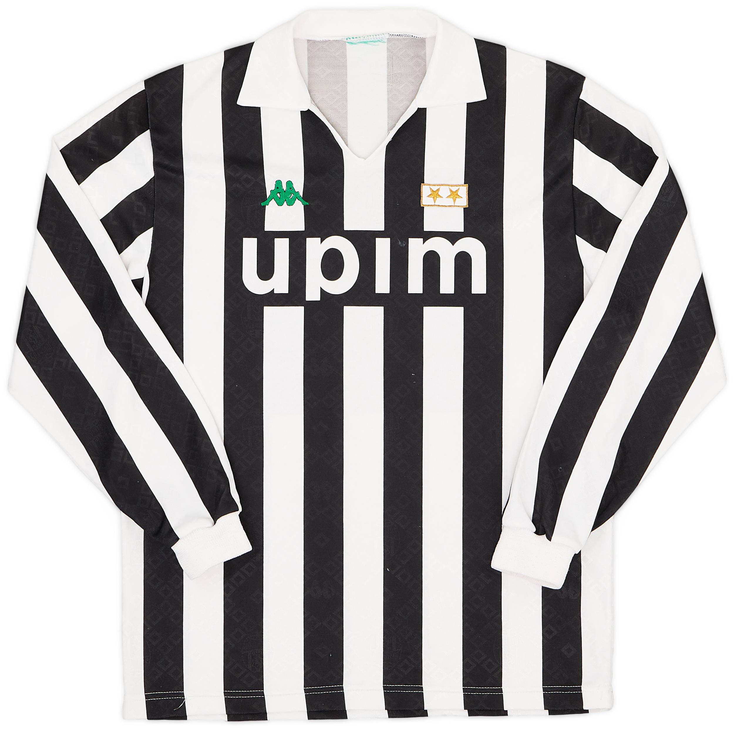 1991-92 Juventus Home L/S Shirt - 6/10 - (L)