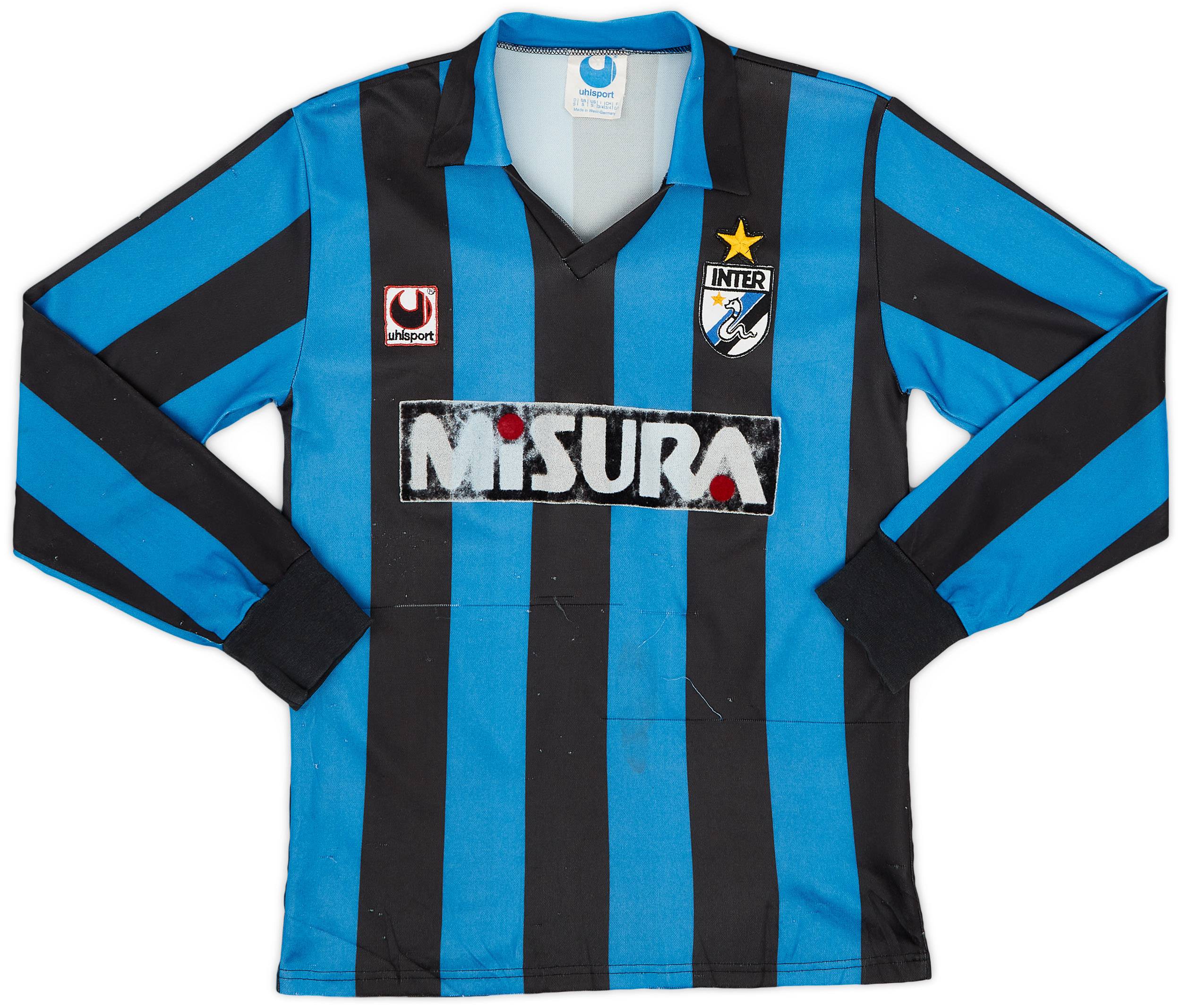 1988-89 Inter Milan Home L/S Shirt - 5/10 - (S)