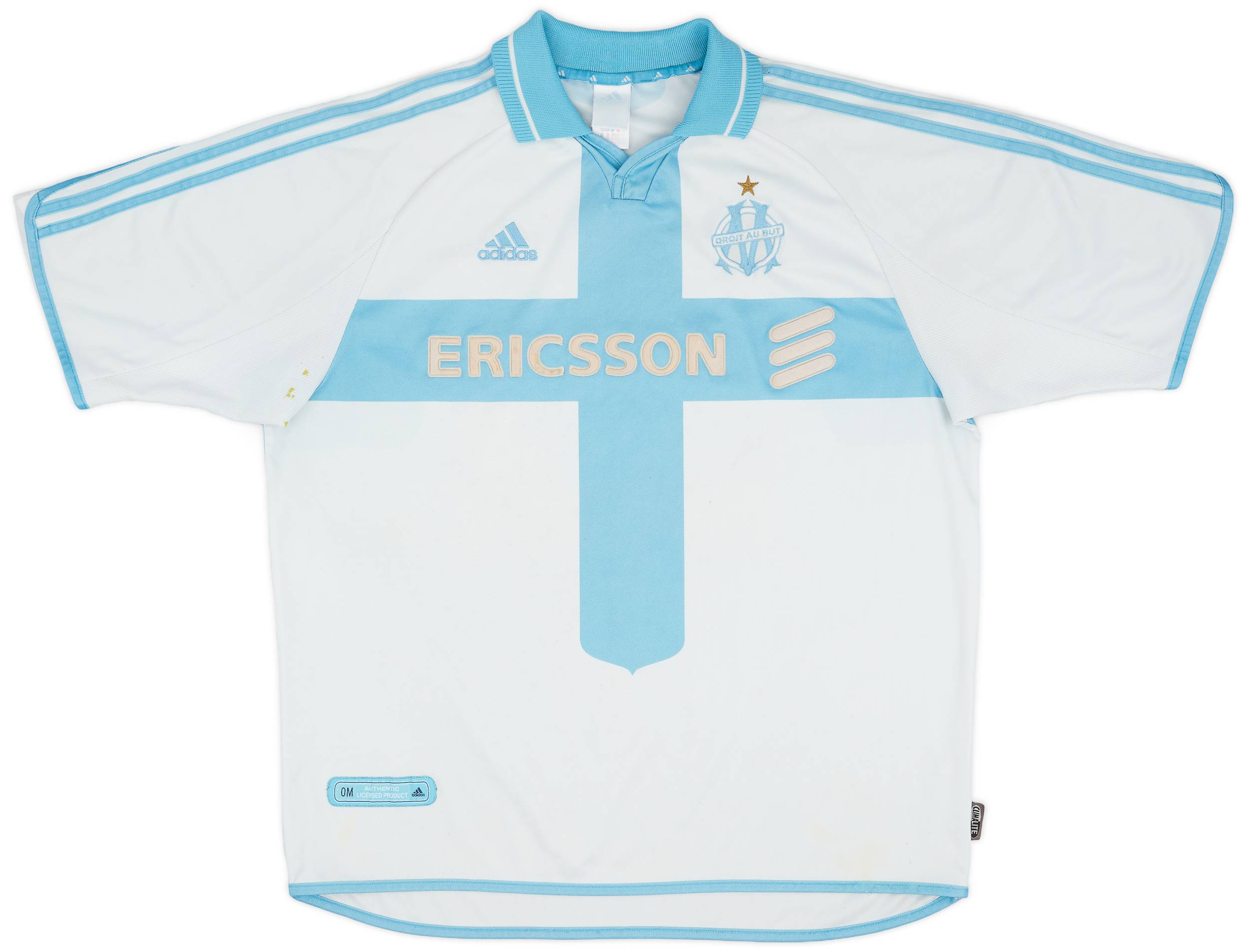 2000-01 Olympique Marseille Home Shirt - 5/10 - (XL)