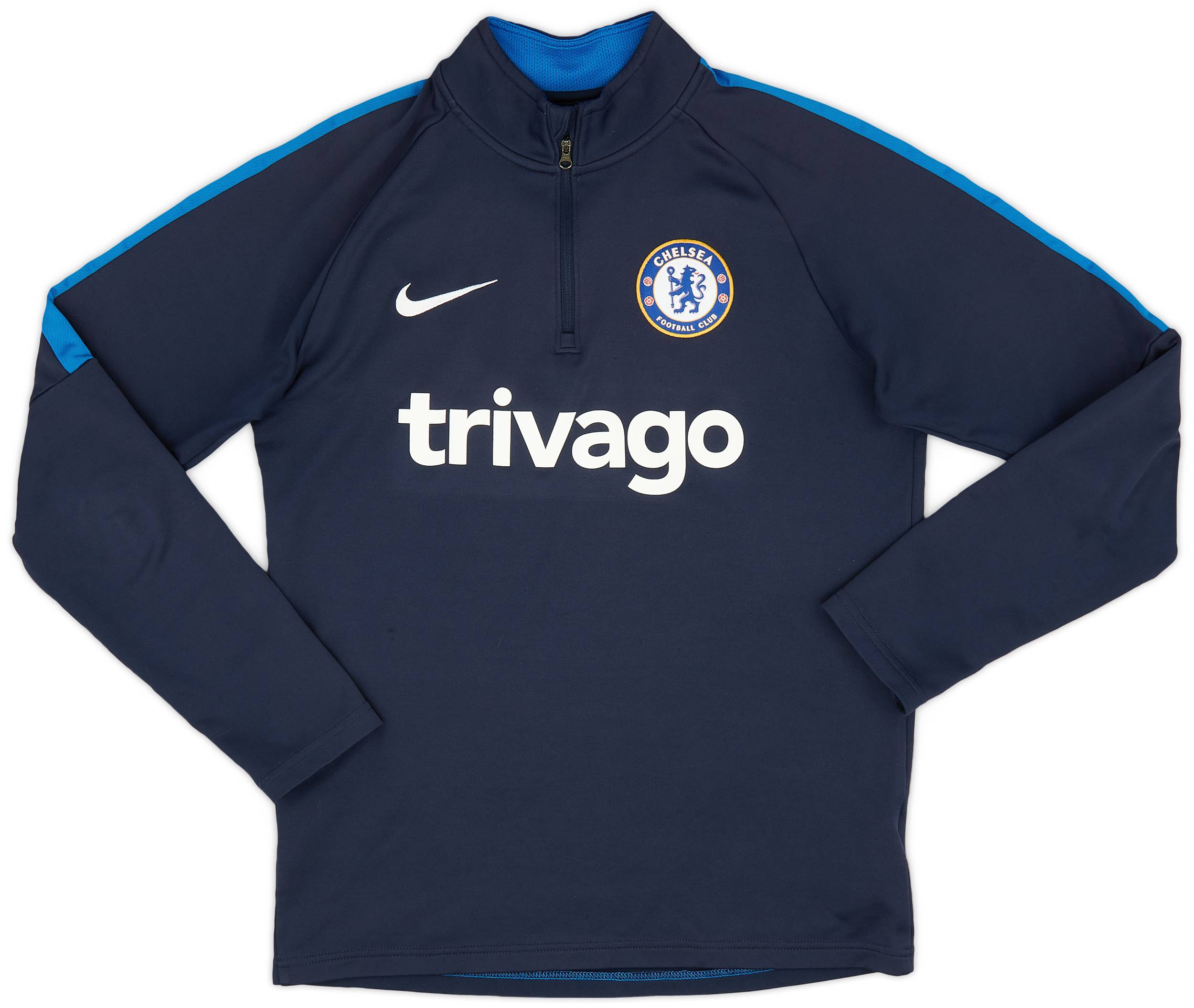2020 21 Chelsea Nike 1 4 Zip Training Top 7 10 S