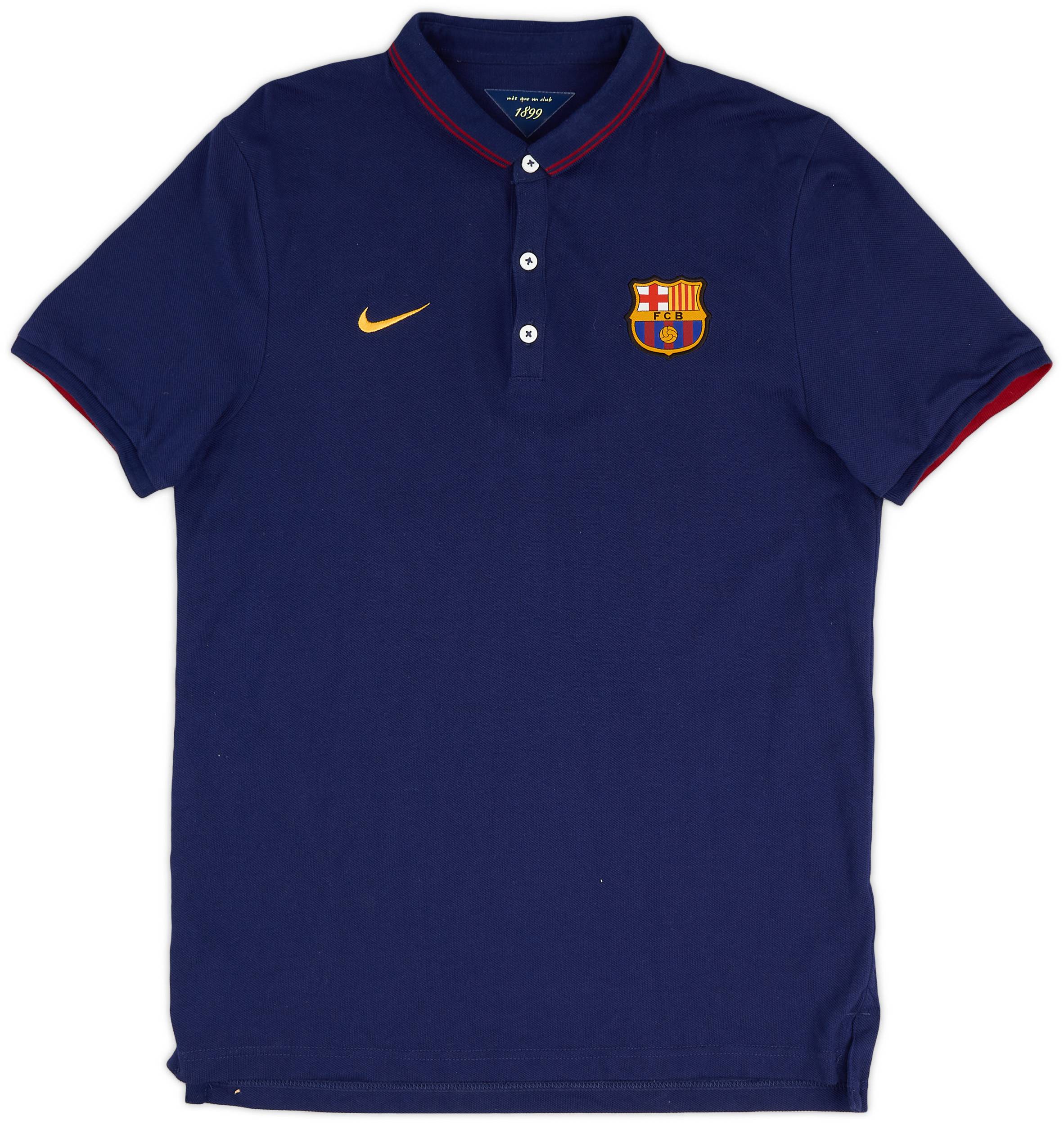 2014-15 Barcelona Nike Polo Shirt - 9/10 - (M)