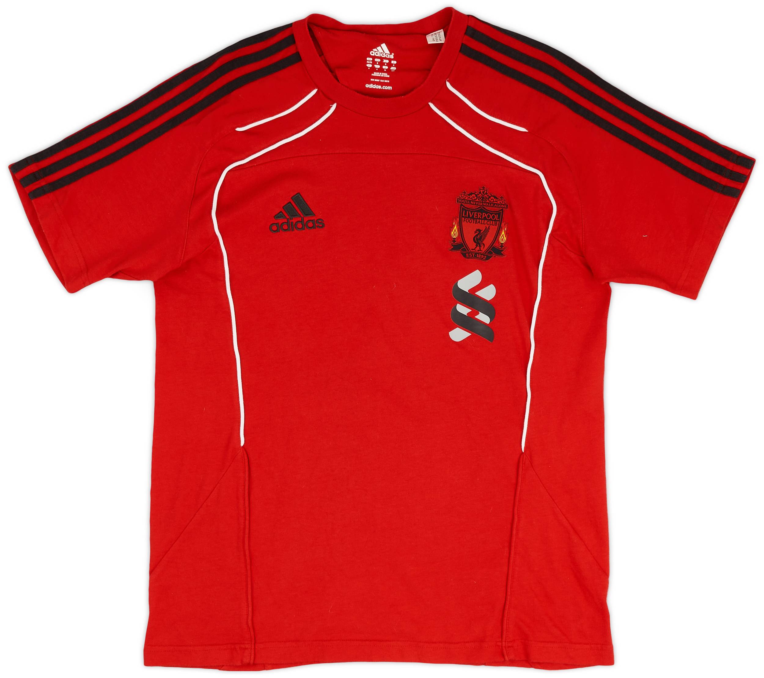 2010-11 Liverpool adidas Training Shirt - 9/10 - (S)