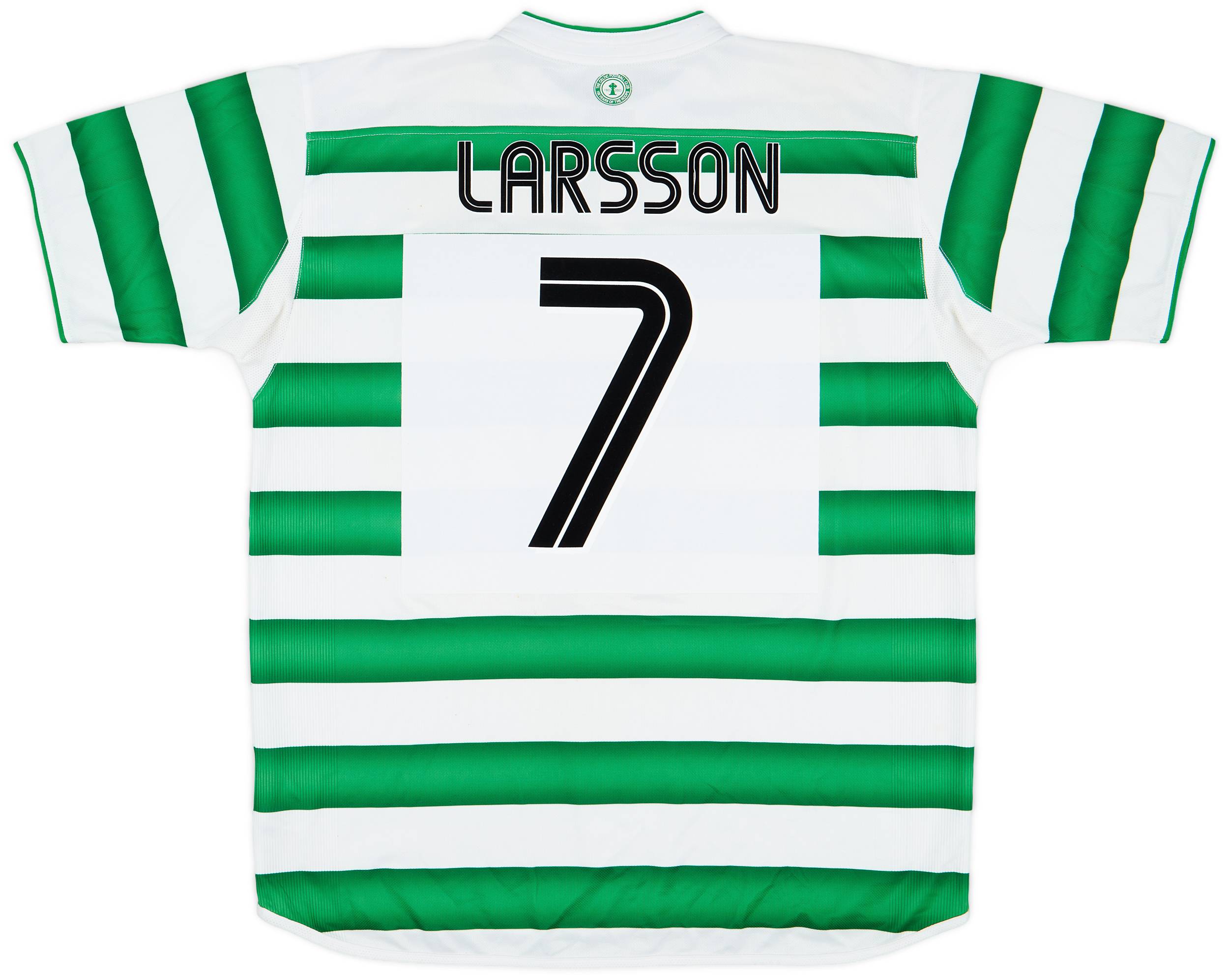 2003-04 Celtic Home Shirt Larsson #7 - 8/10 - (XL)