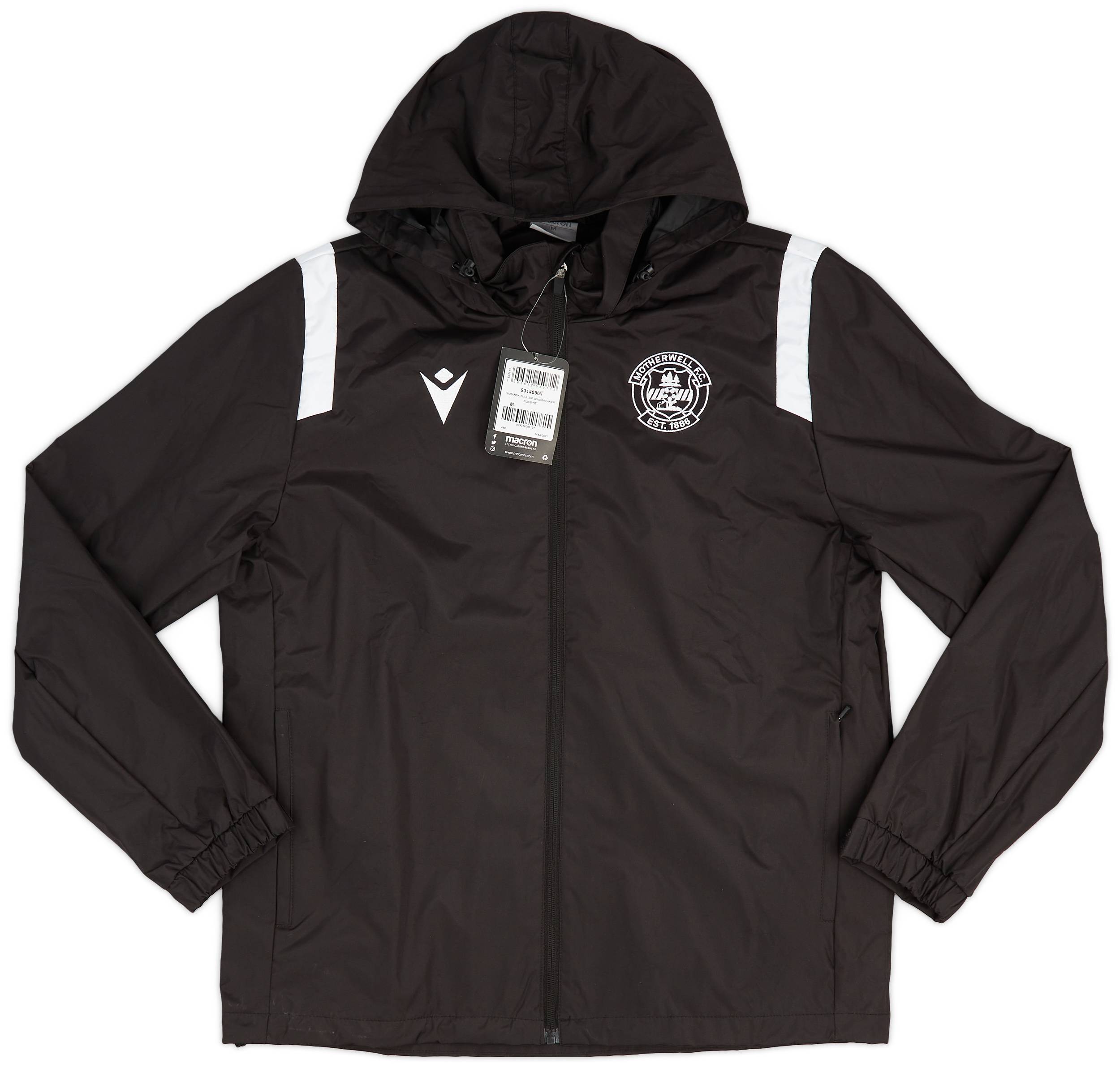 2021-22 Motherwell Macron Hooded Rain Jacket (M)