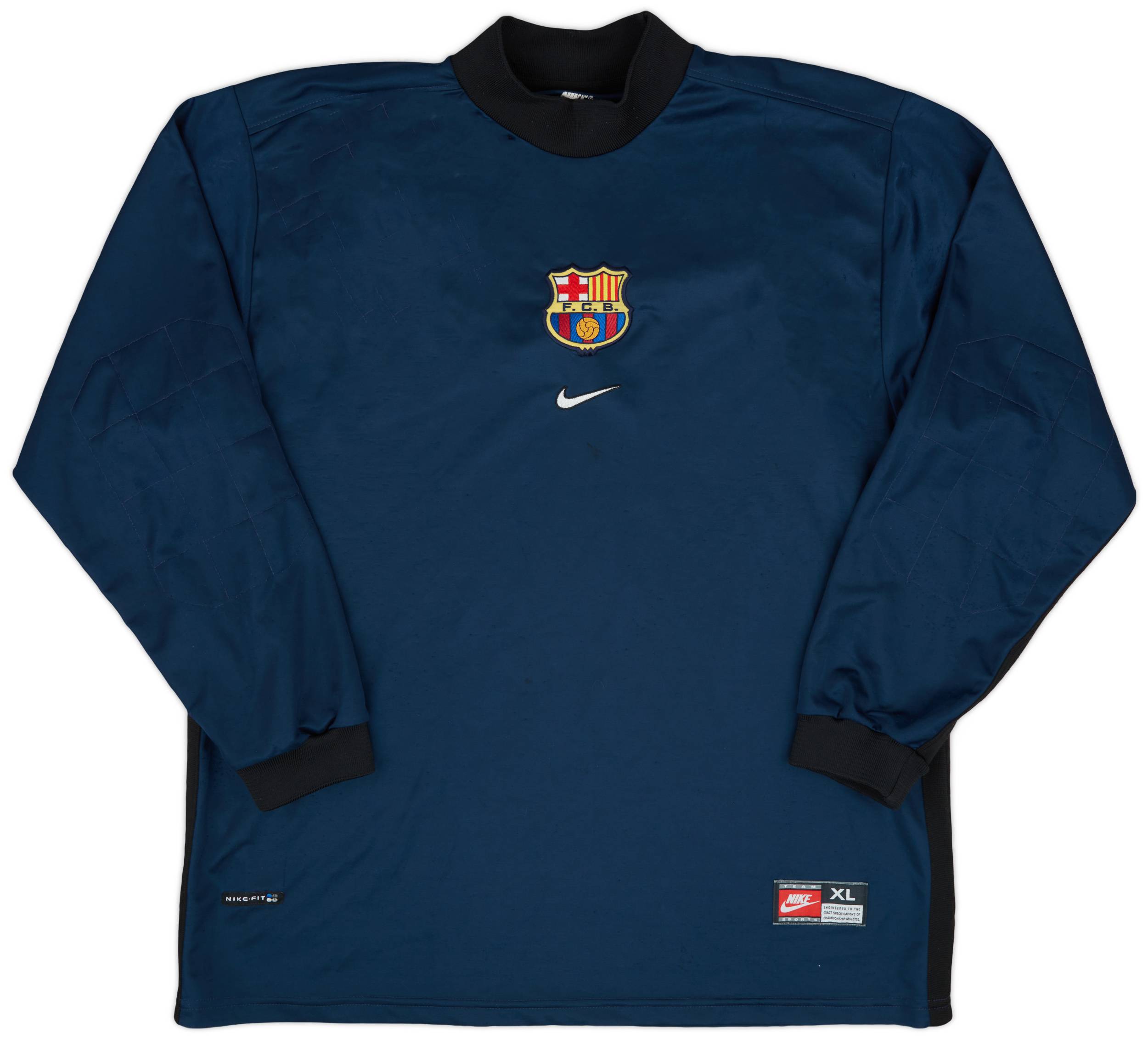 1998 99 Barcelona GK Shirt 6 10 XL