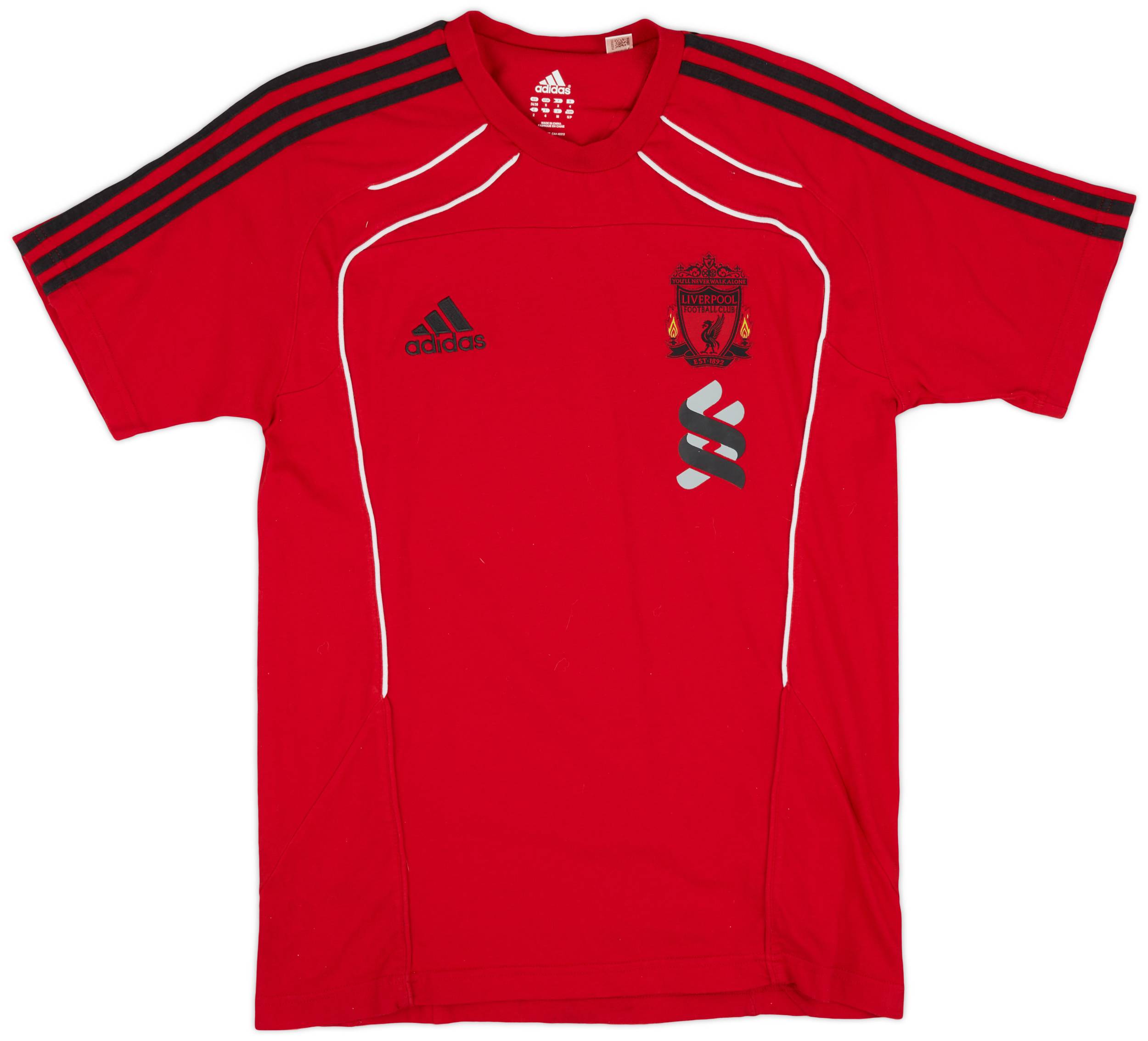 2010-11 Liverpool adidas Training Tee - 8/10 - (S)
