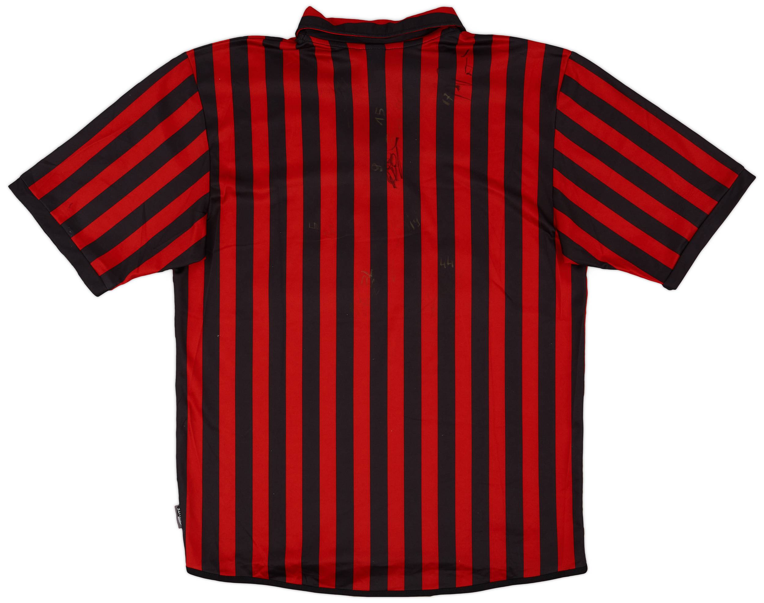1999-00 AC Milan Centenary Signed Home Shirt - 8/10 - (L)