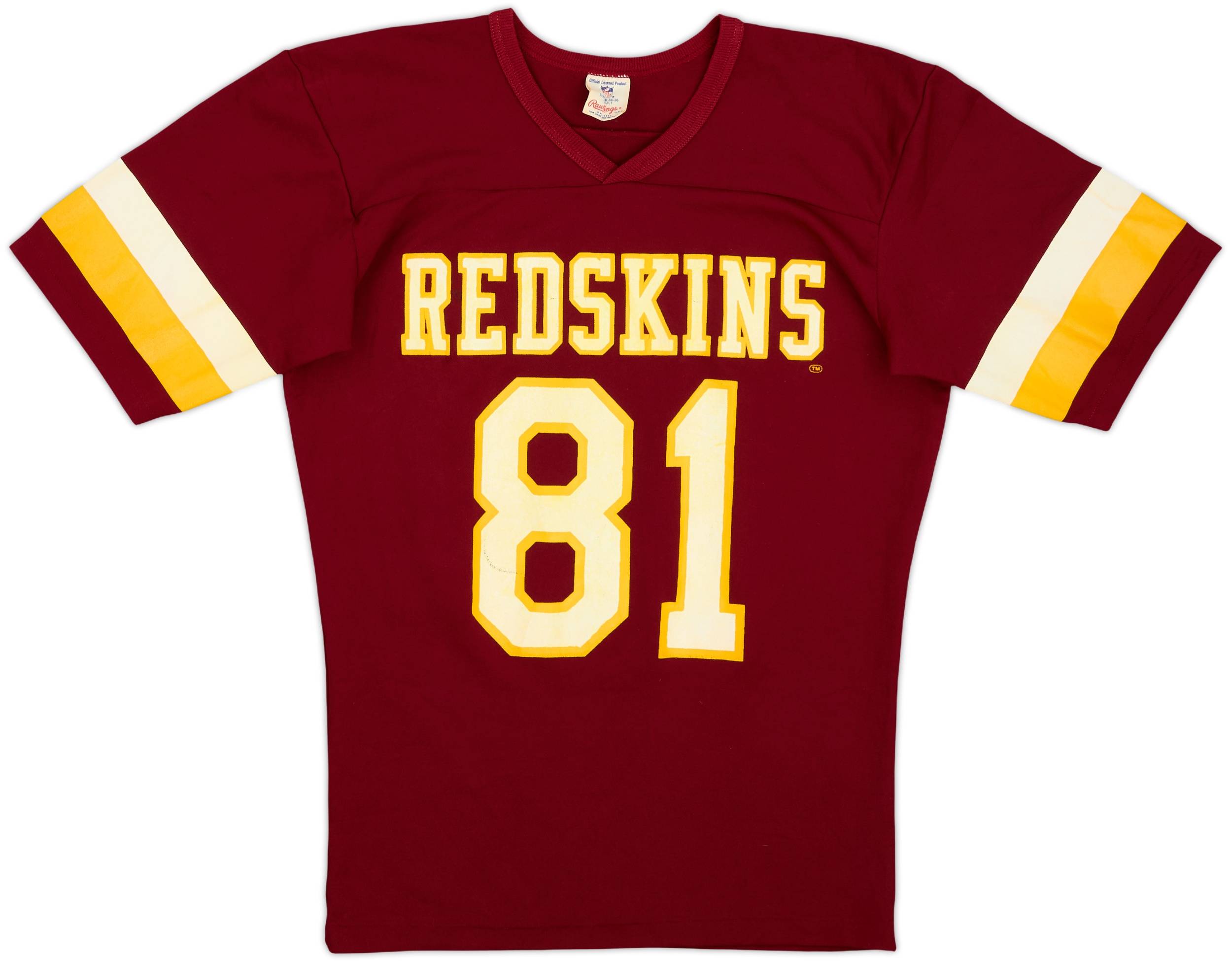 ワシントン・レッドスキンズ モンク 81番 シャツ 1983-89 Washington Redskins Monk #81 Rawlings Home Jersey