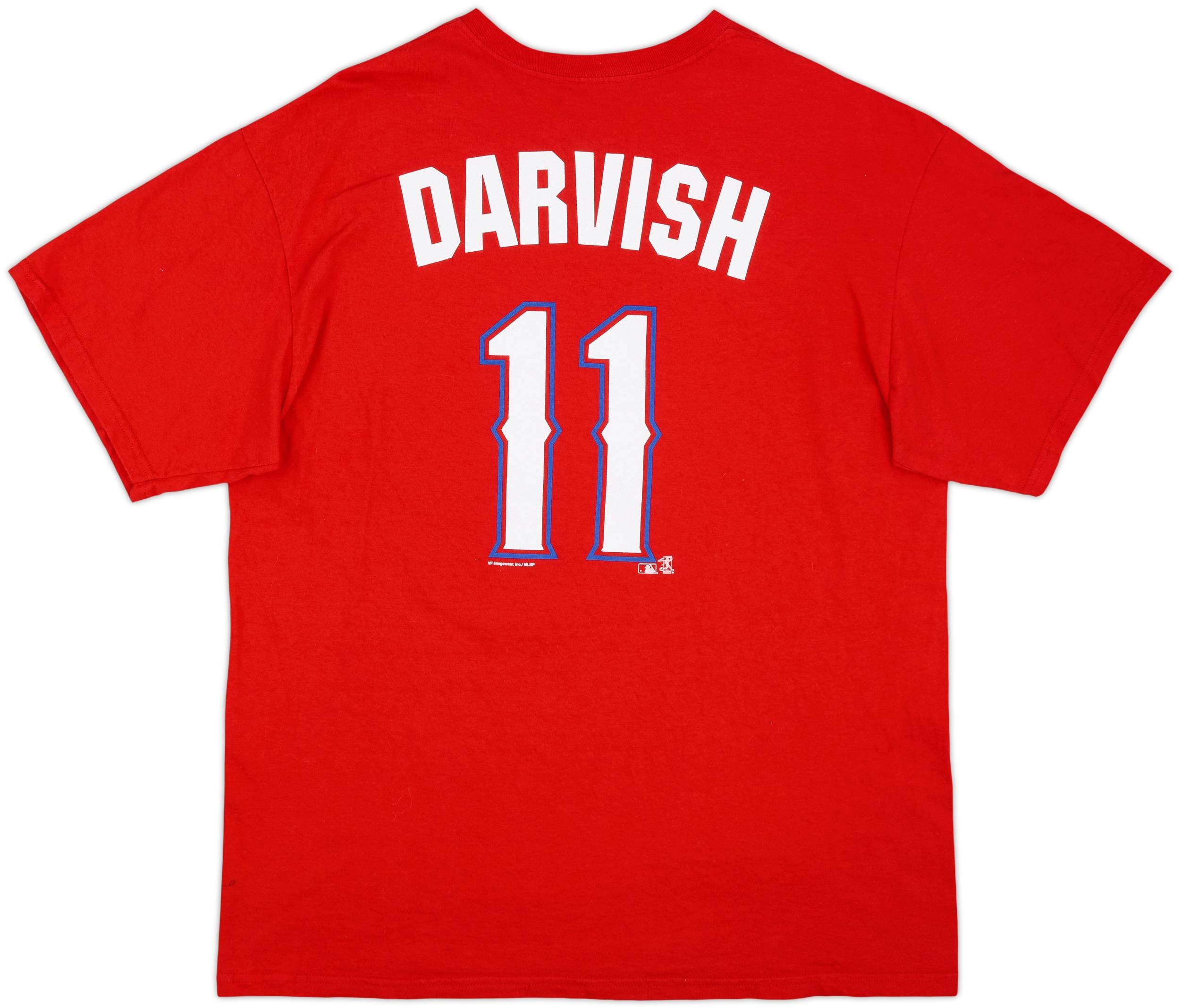 Texas Rangers Darvish 11 ユニフォーム Majestic Texas Rangers Yu Darvish #11 Boys Medium Blue