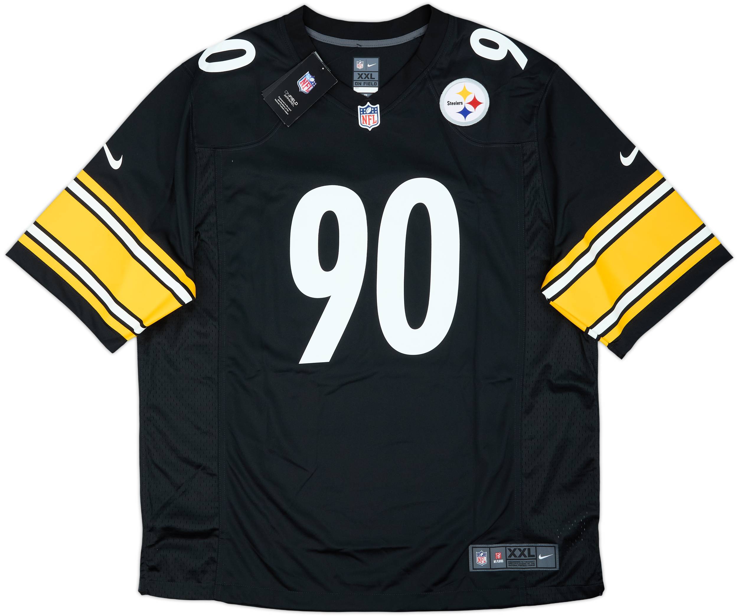 2020-25 Pittsburgh Steelers Watt #90 Nike Game Home Jersey (XXL)