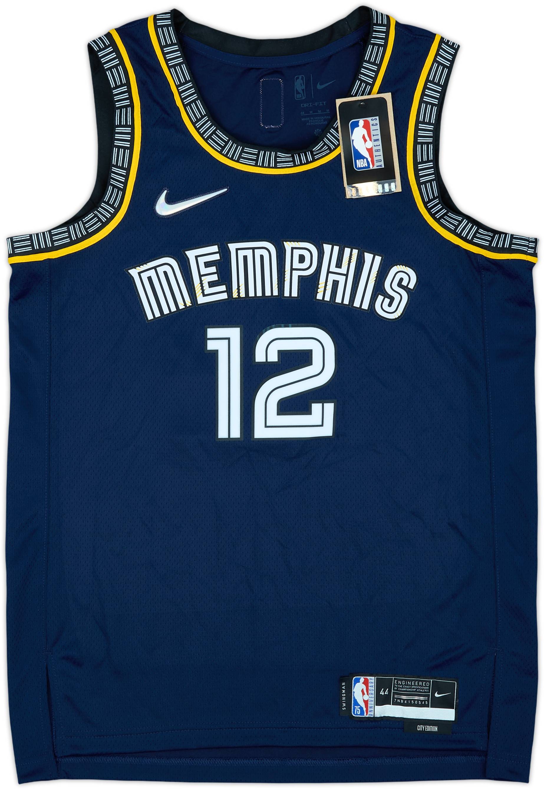 2021-22 Memphis Grizzlies Morant #12 Nike Swingman Alternate