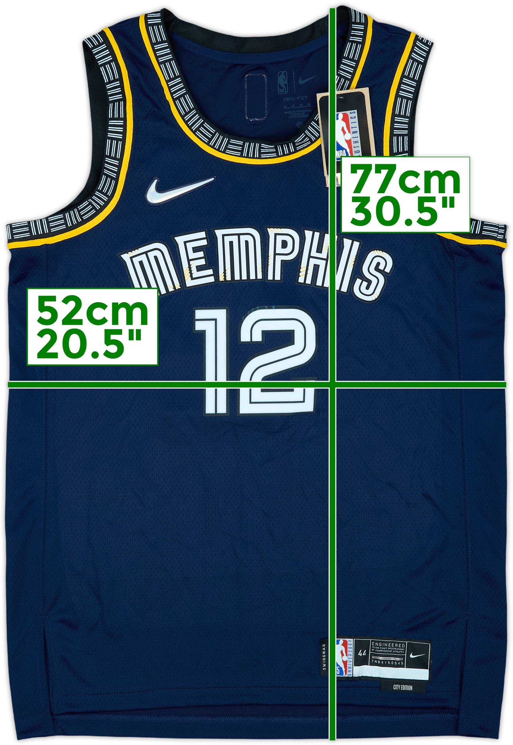 2021-22 Memphis Grizzlies Morant #12 Nike Swingman Alternate