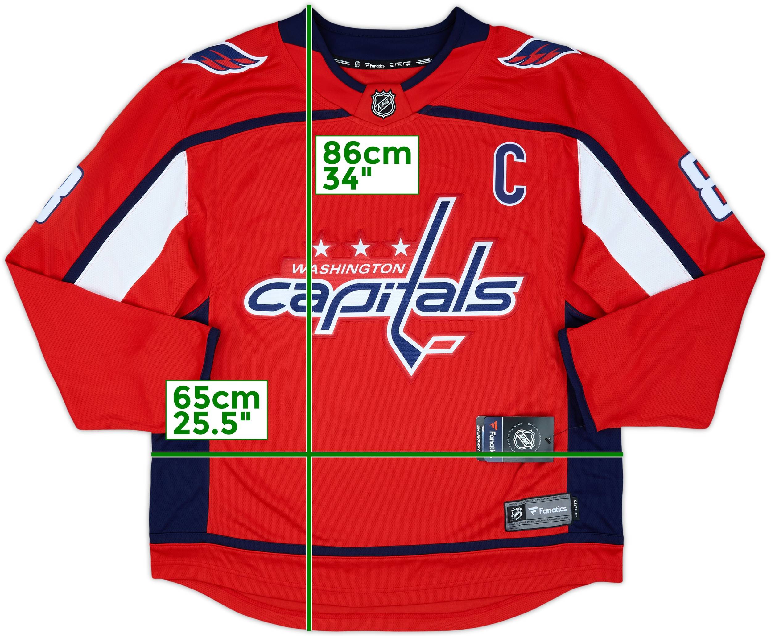2017-25 Washington Capitals Ovechkin #8 Fanatics Breakaway Home