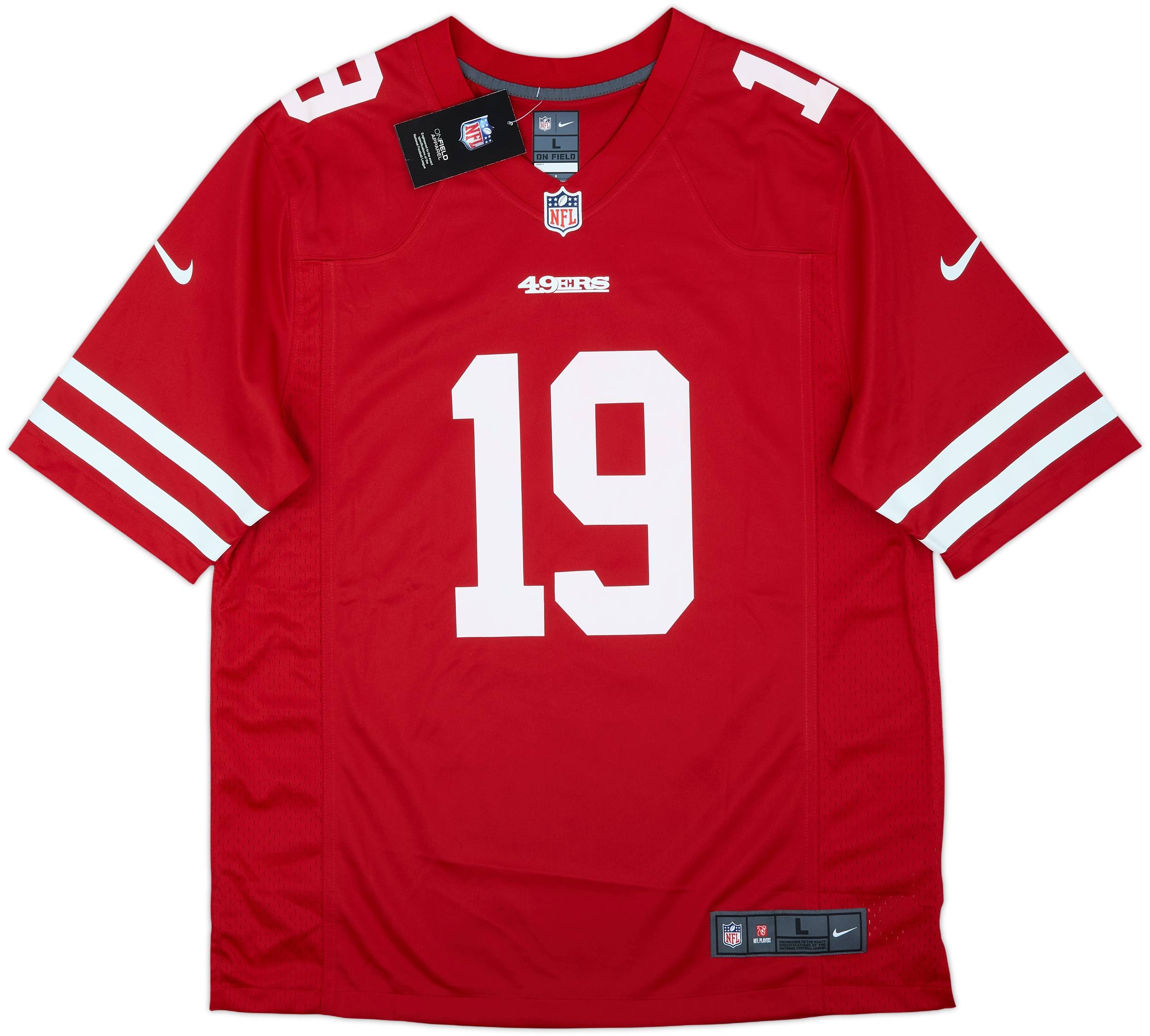 2019-21 San Francisco 49ers Samuel #19 Nike Game Home Jersey (L)