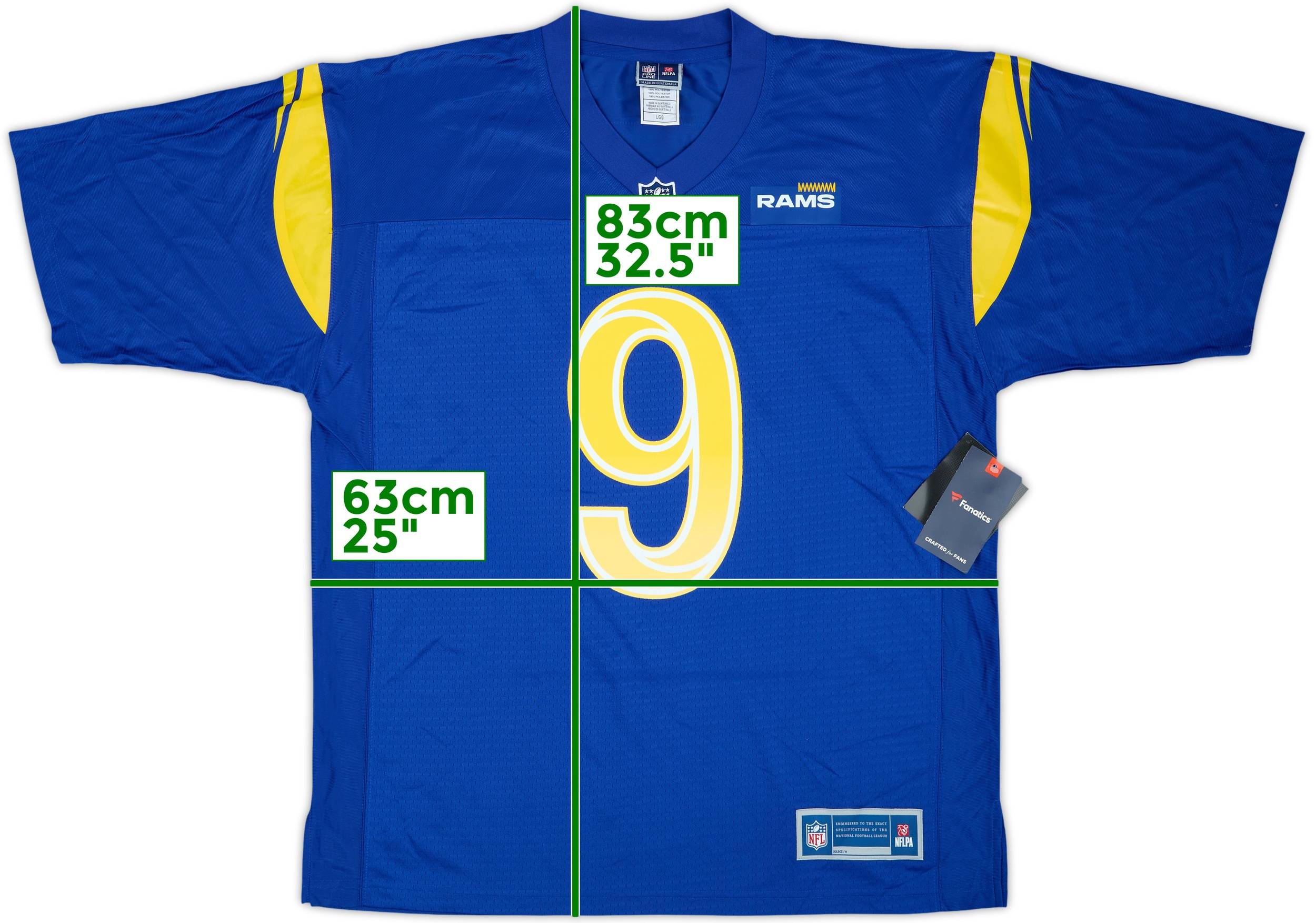 2021-25 LA Rams Stafford #9 NFL Pro Line Home Jersey (L)
