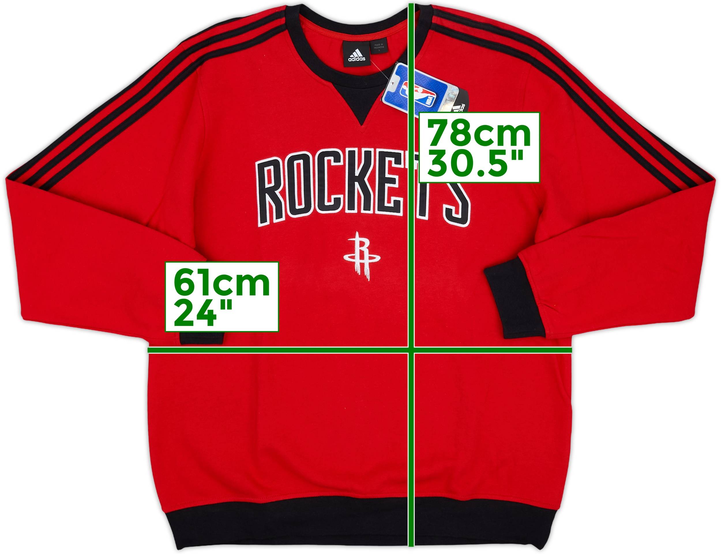 トップス 90's Legends Athletic Sweat 2009-10 Houston Rockets adidas Sweat Top (L)