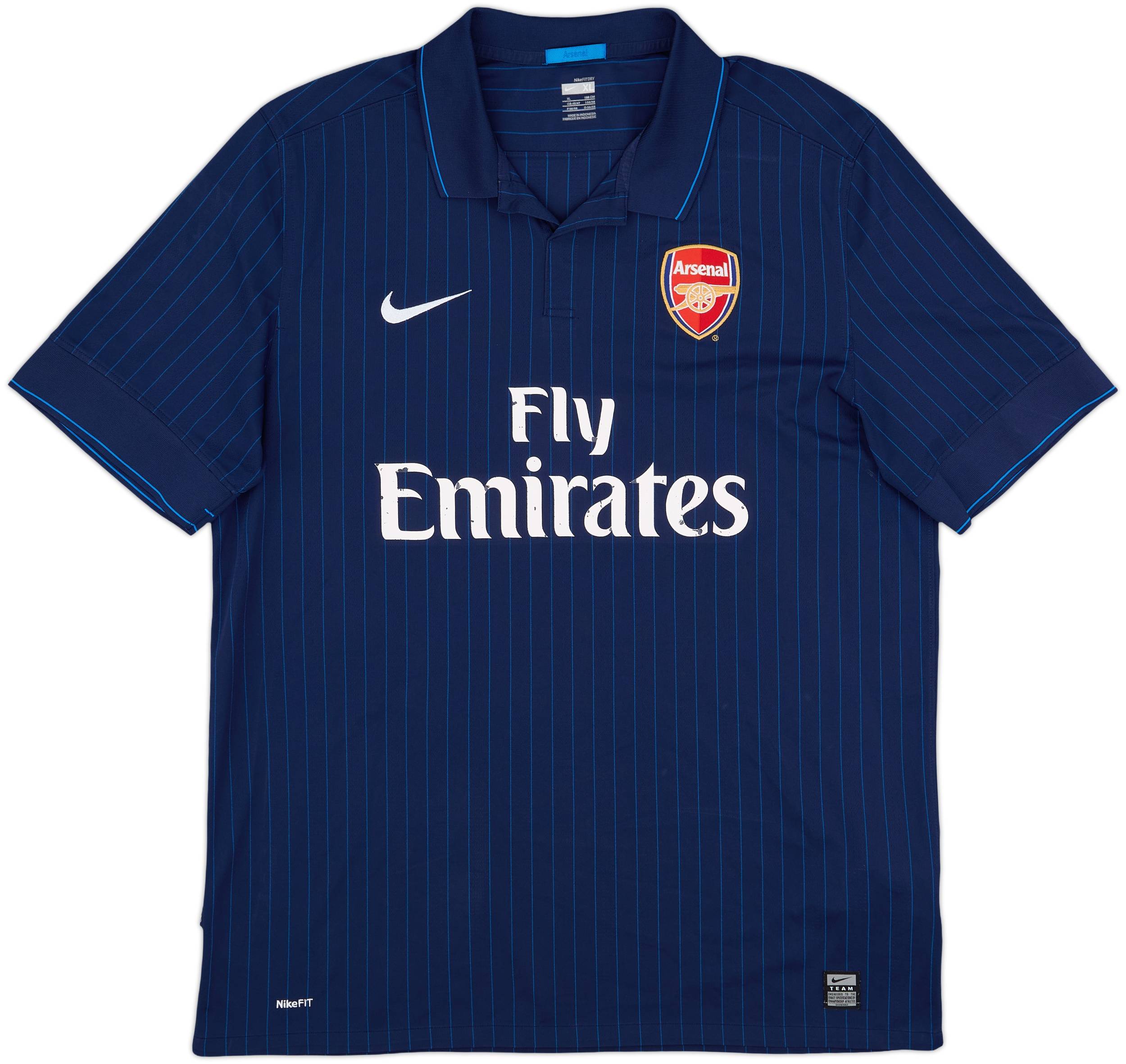 ウェア Arsenal away 2009 2010 player issue XL 2009-10 Arsenal Away Shirt - 5/10 - (XL)