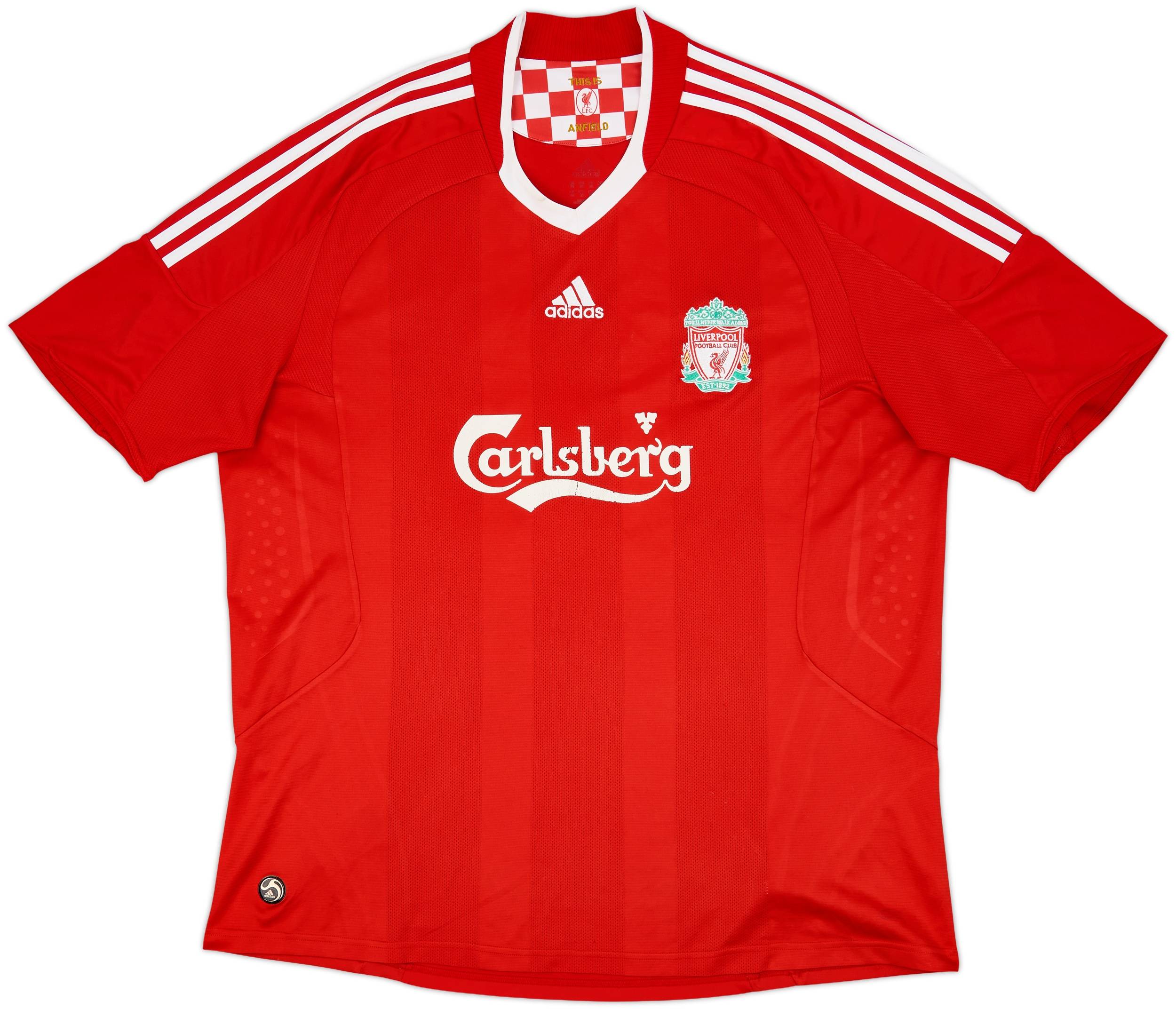 Liverpool FC adidas シャツ 08-10  2008-10 Liverpool Home Shirt #96 - 6/10 - (XL)