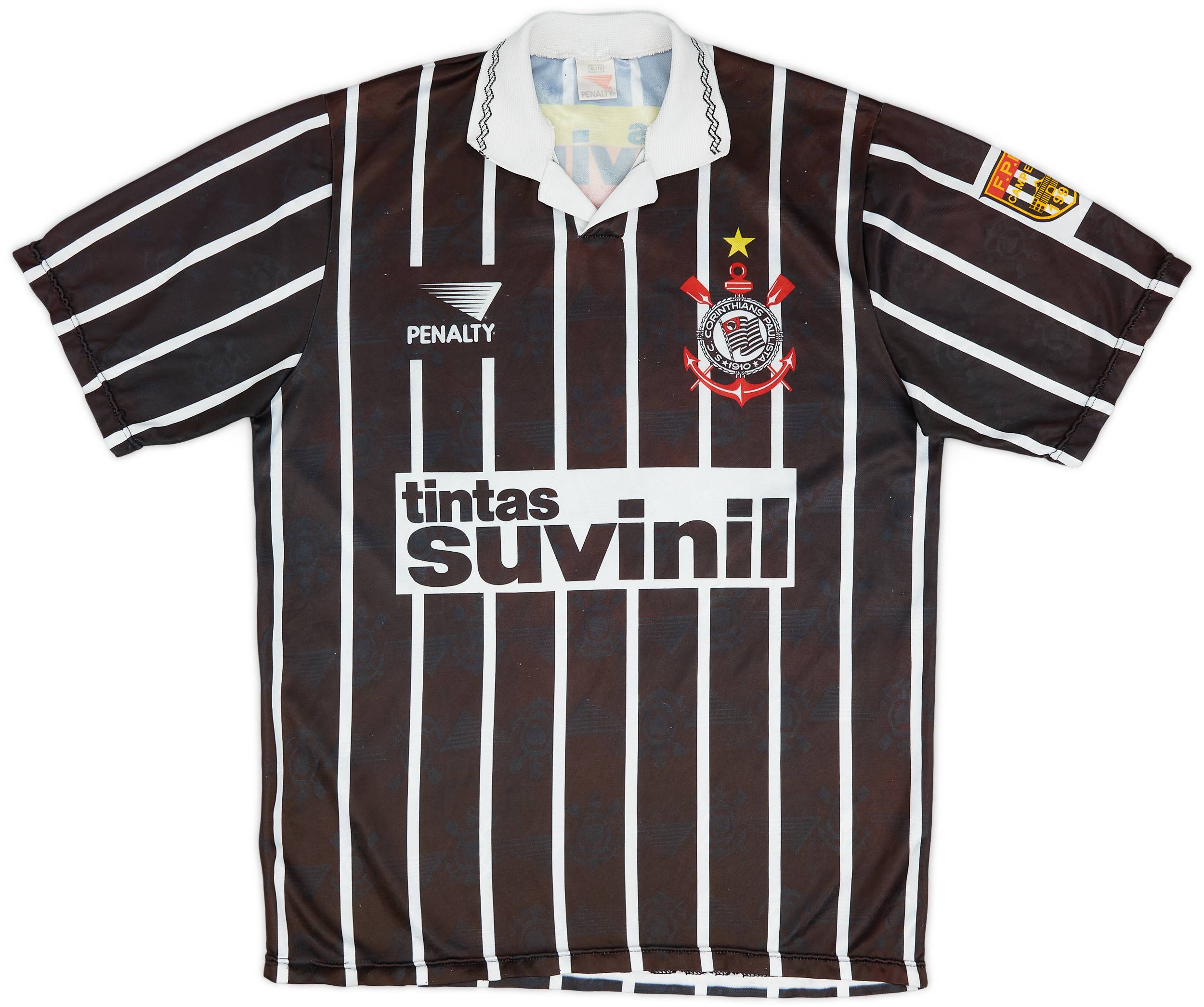 1995 Corinthians Away Shirt #7 - 8/10 - (L)