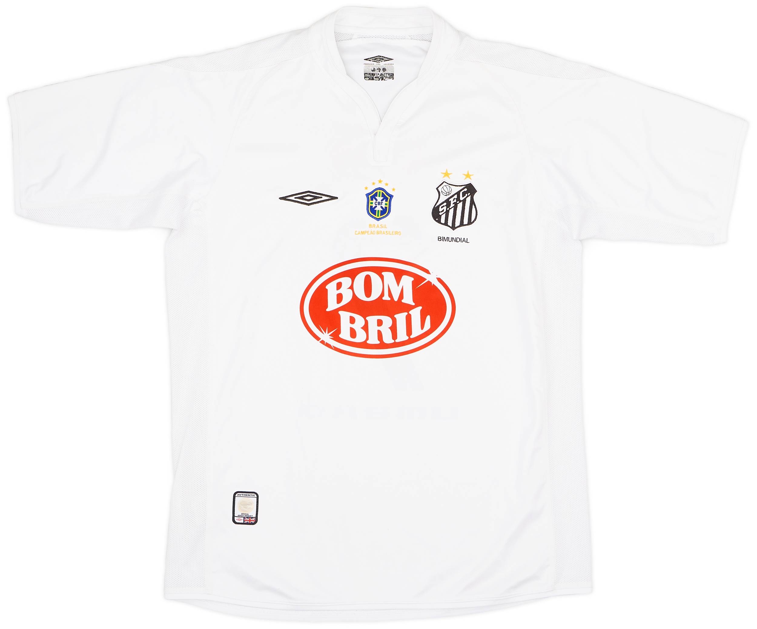 2003 Santos Home Shirt #7 - 8/10 - (XL)