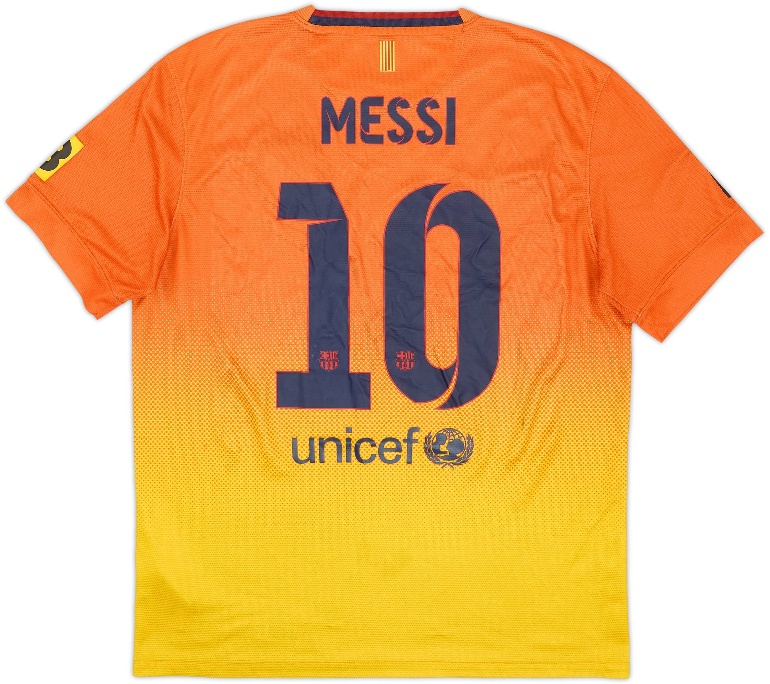 2012-13 Barcelona Away Shirt Messi #10 - 7/10 - (L)