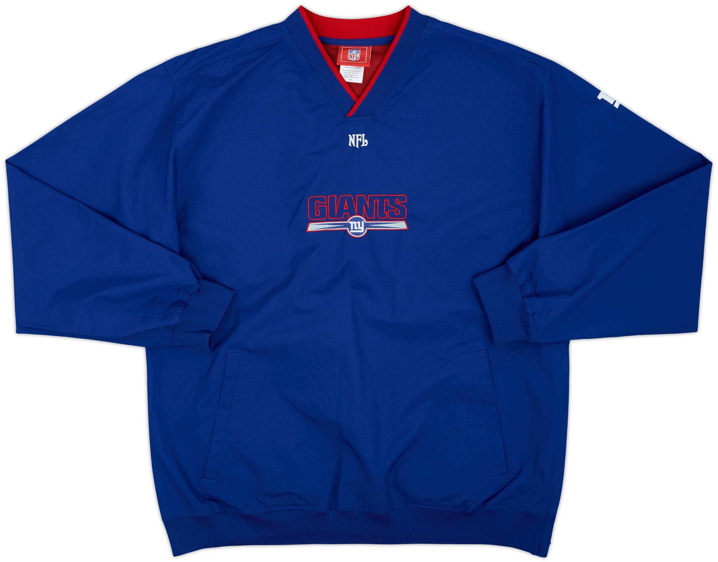 2007 New York Giants NFL Pullover Windbreaker Jacket - 9/10 - (L)