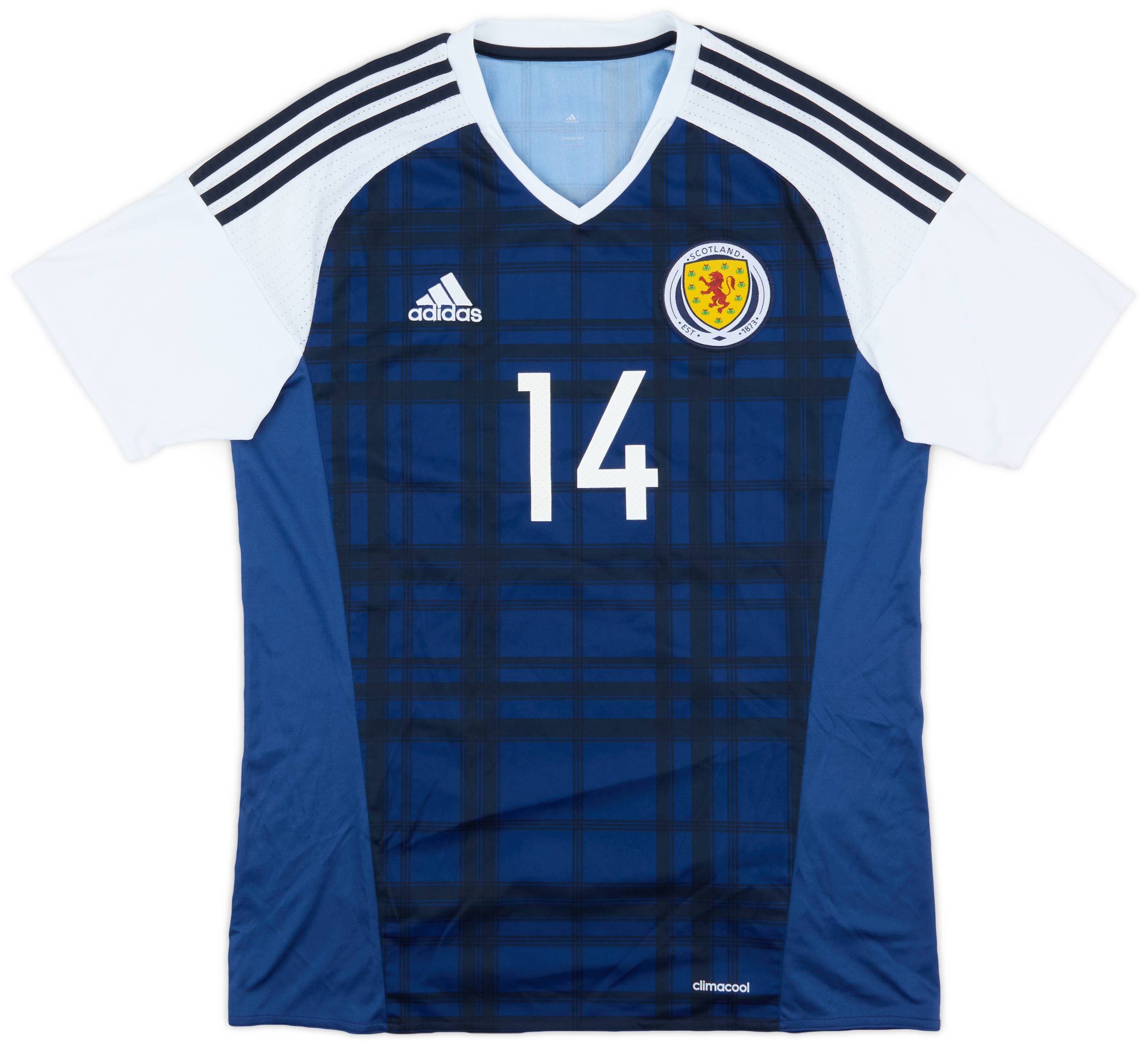 2015-17 Scotland Home Shirt #14 - 7/10 - (M)