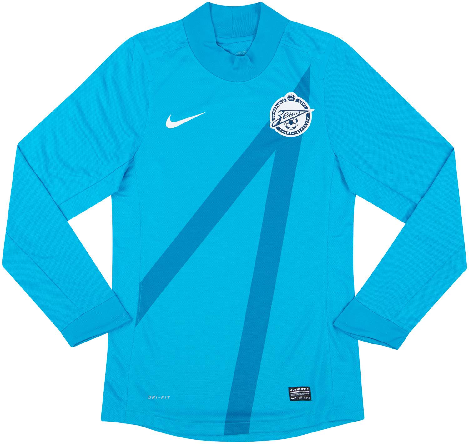 2012-13 Zenit St Petersburg Player Issue Home L/S Shirt S