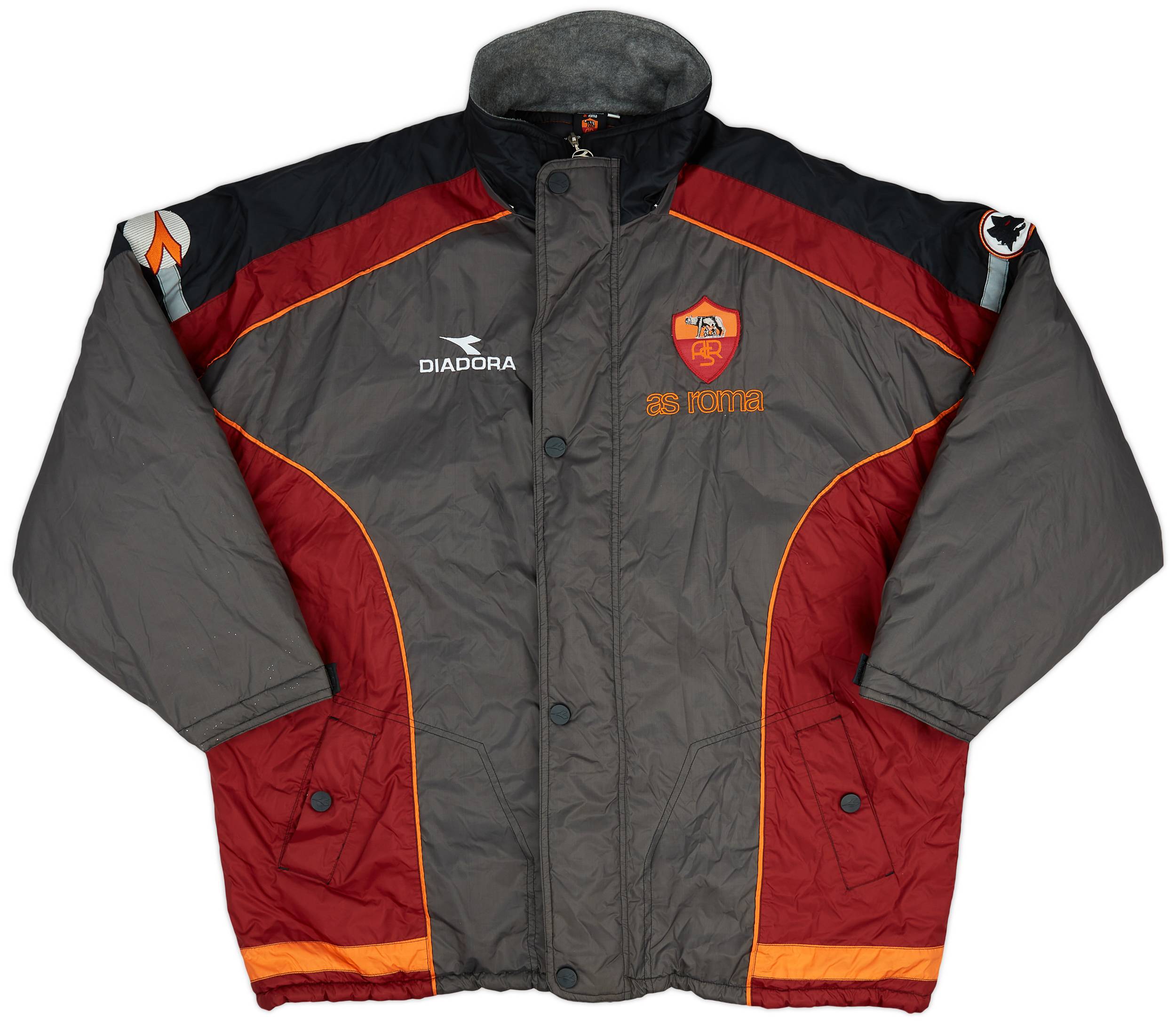 1998 99 Roma Diadora Padded Bench Coat 7 10 XL