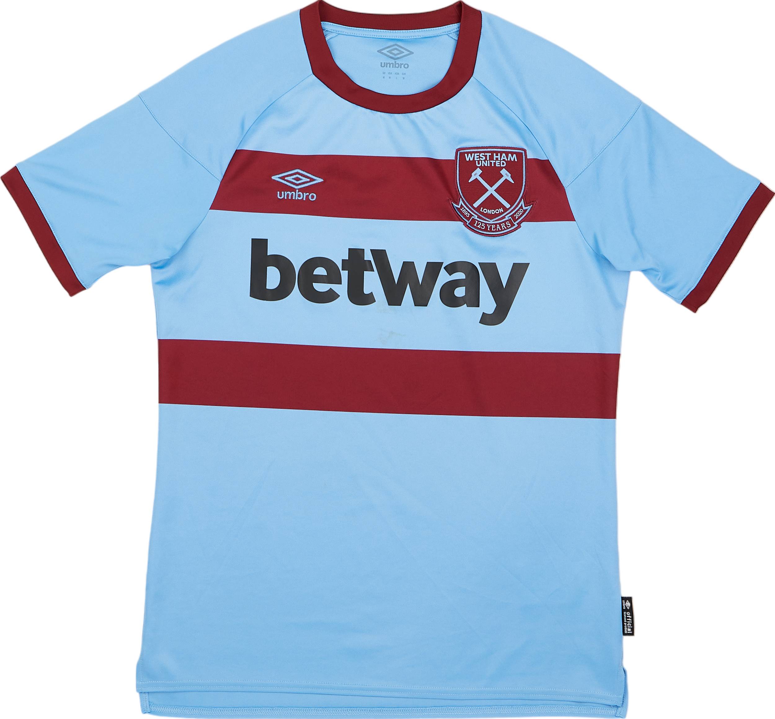 2020-21 West Ham Away Shirt - 8/10 - (M)