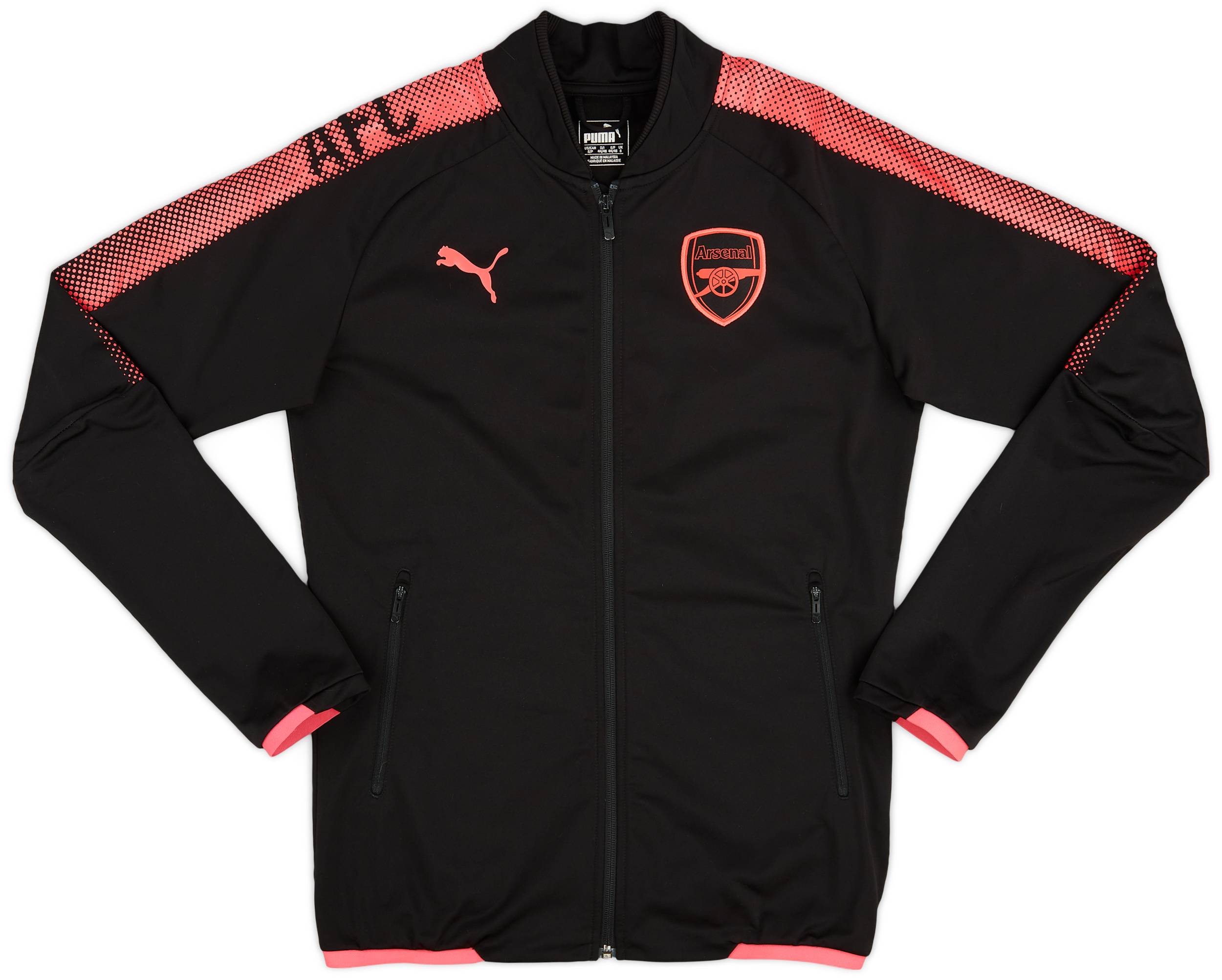 Arsenal stadium jacket black on sale