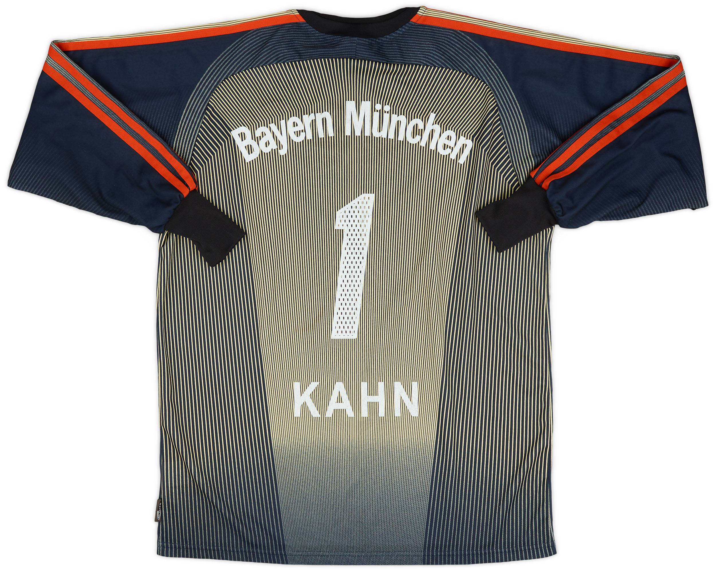2003-04 Bayern Munich GK Shirt Kahn #1 - 7/10 - (S)