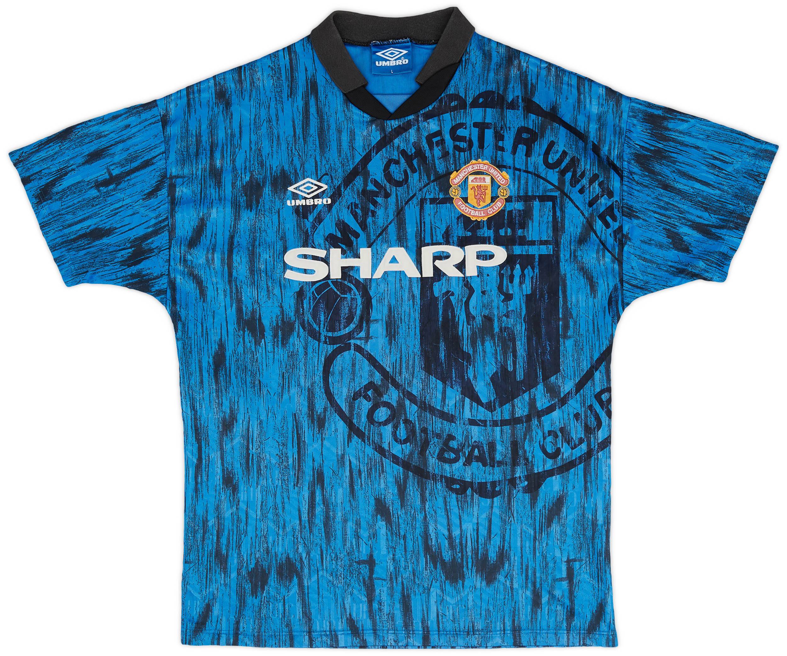 1992-93 Manchester United Away Shirt - 7/10 - (L)