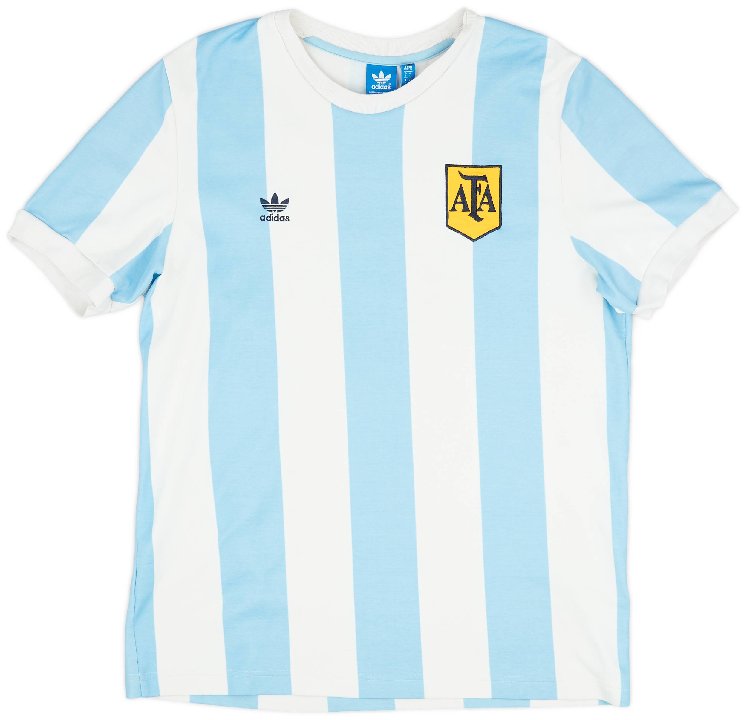 2014 Argentina adidas Retro 78 Home Shirt 10 8 10 L