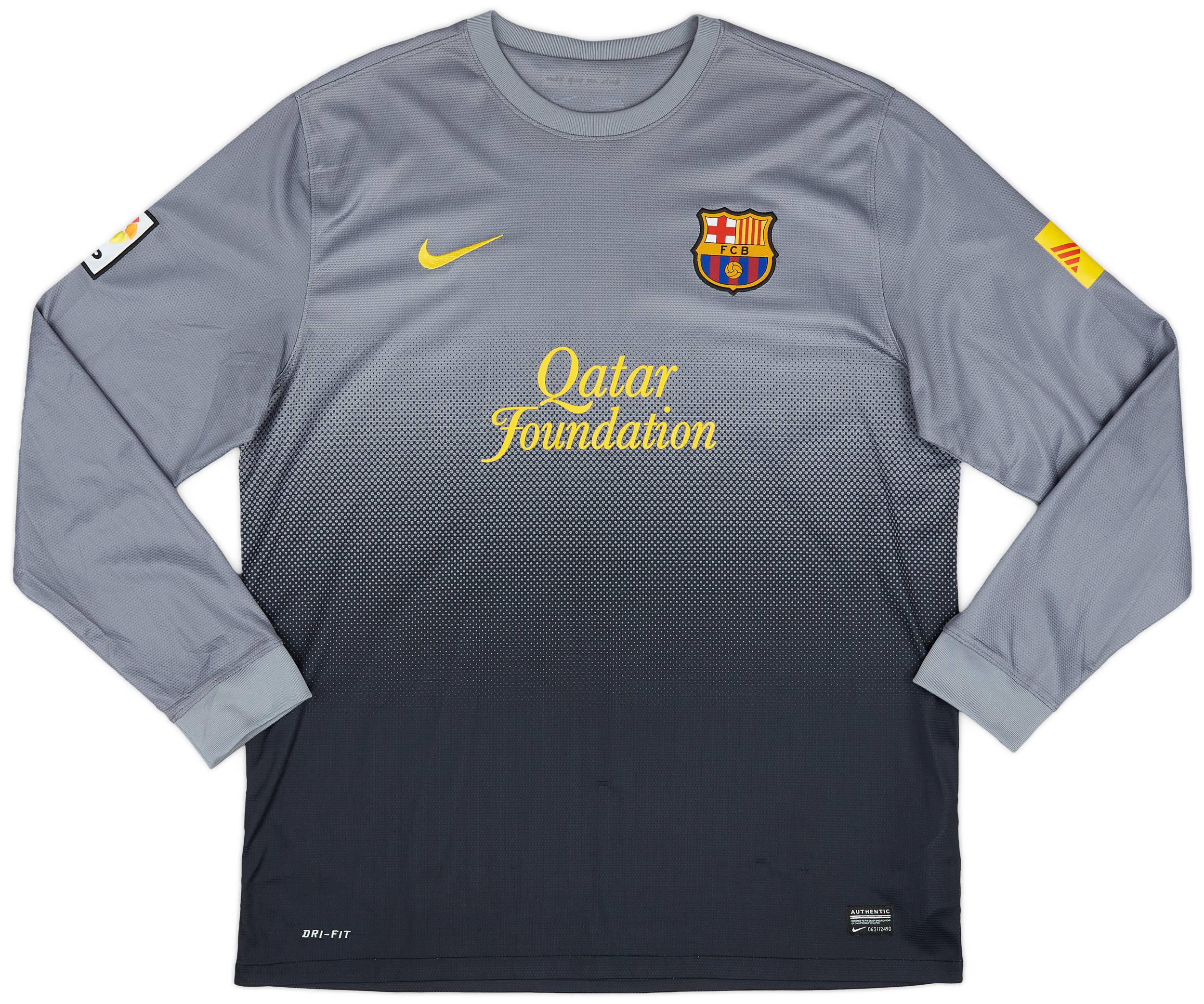 FC Barcelona Nike 長袖シャツ 12-13Away 2nd 2012-13 Barcelona